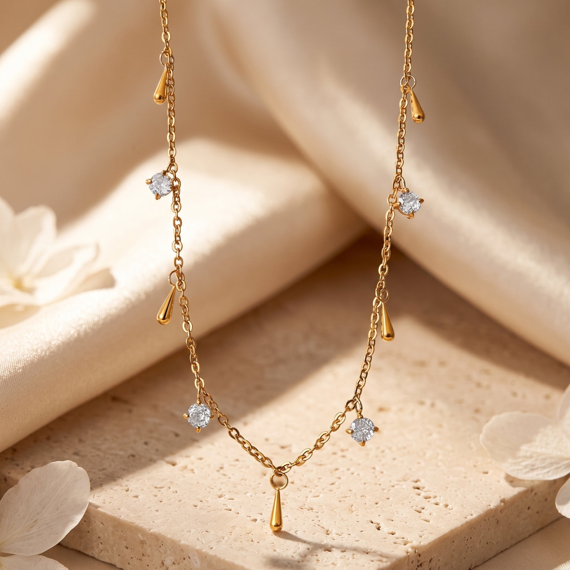 The Cascade Droplet Necklace