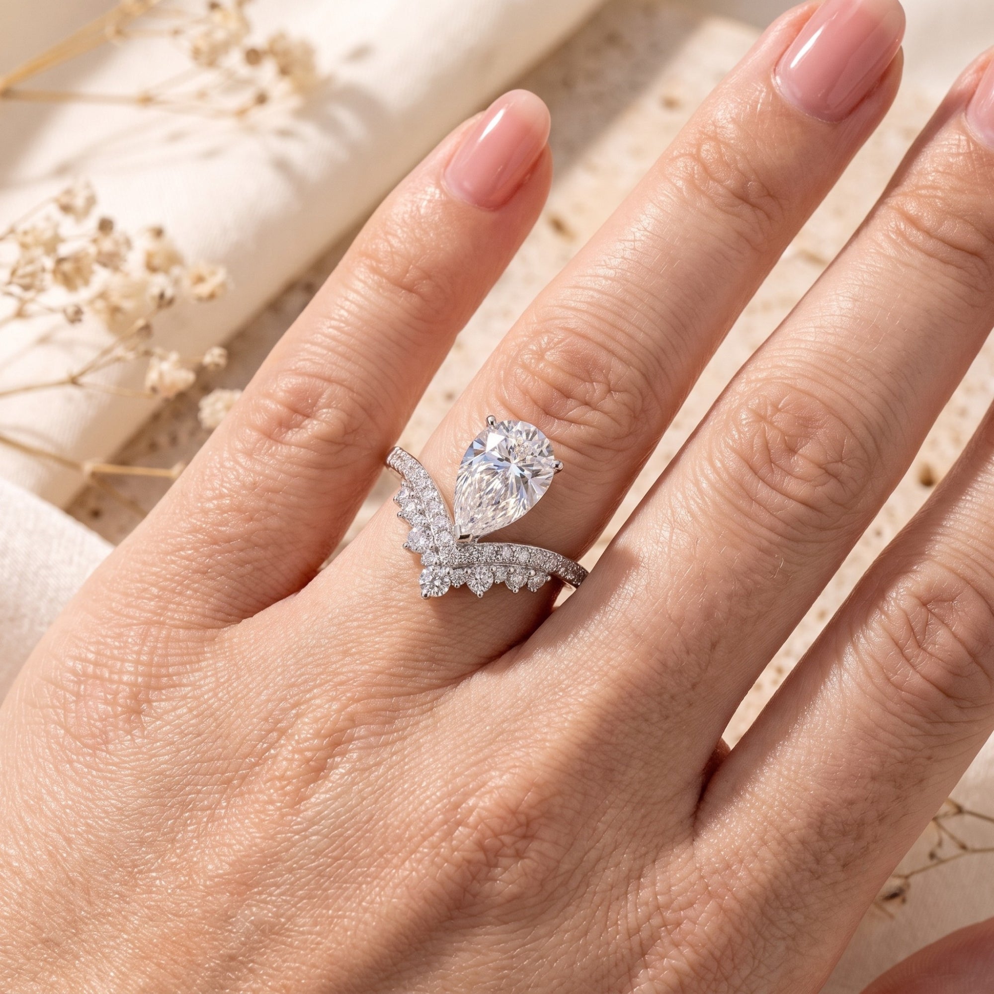 The Catherine Wishbone Ring