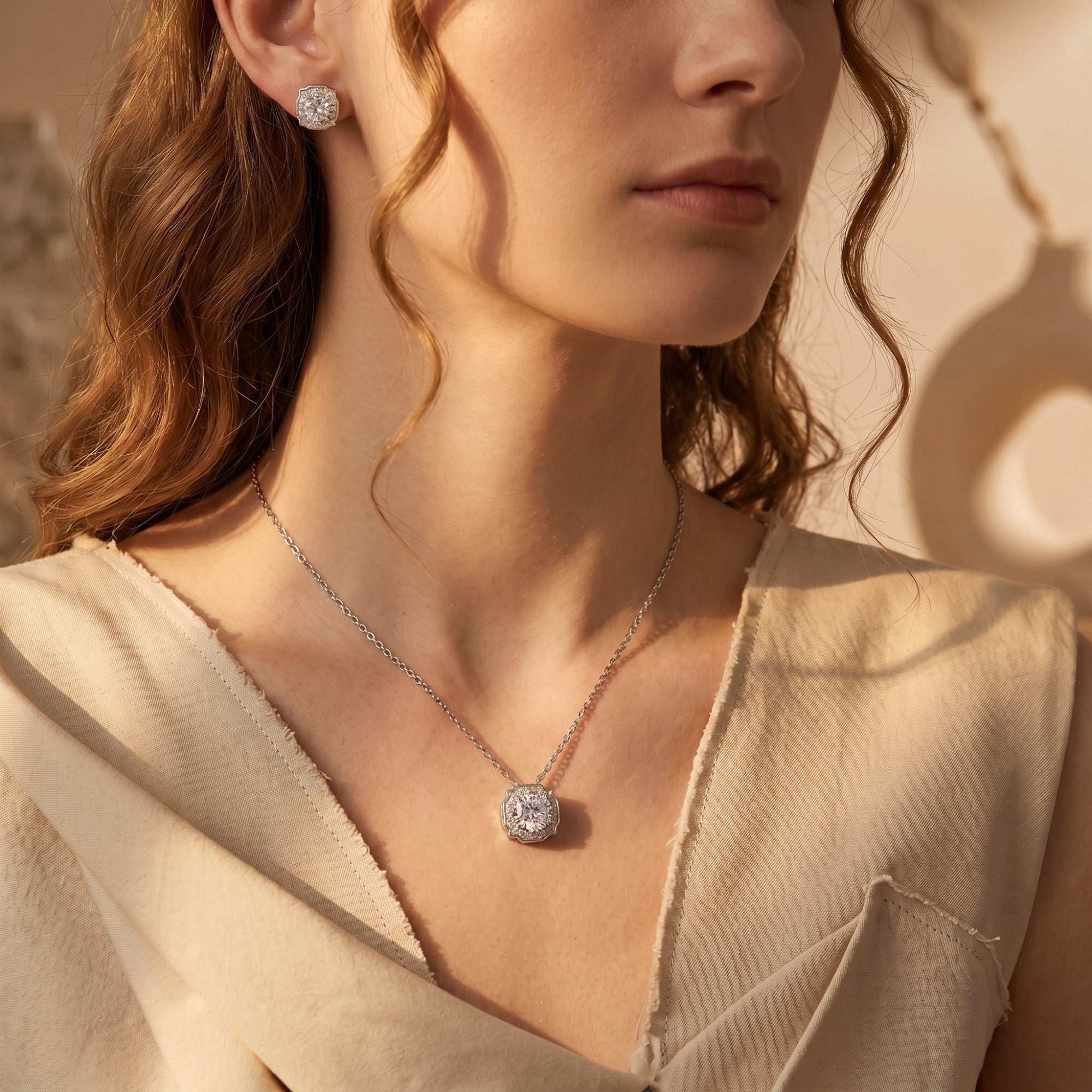 The Aurestella Moissanite Set