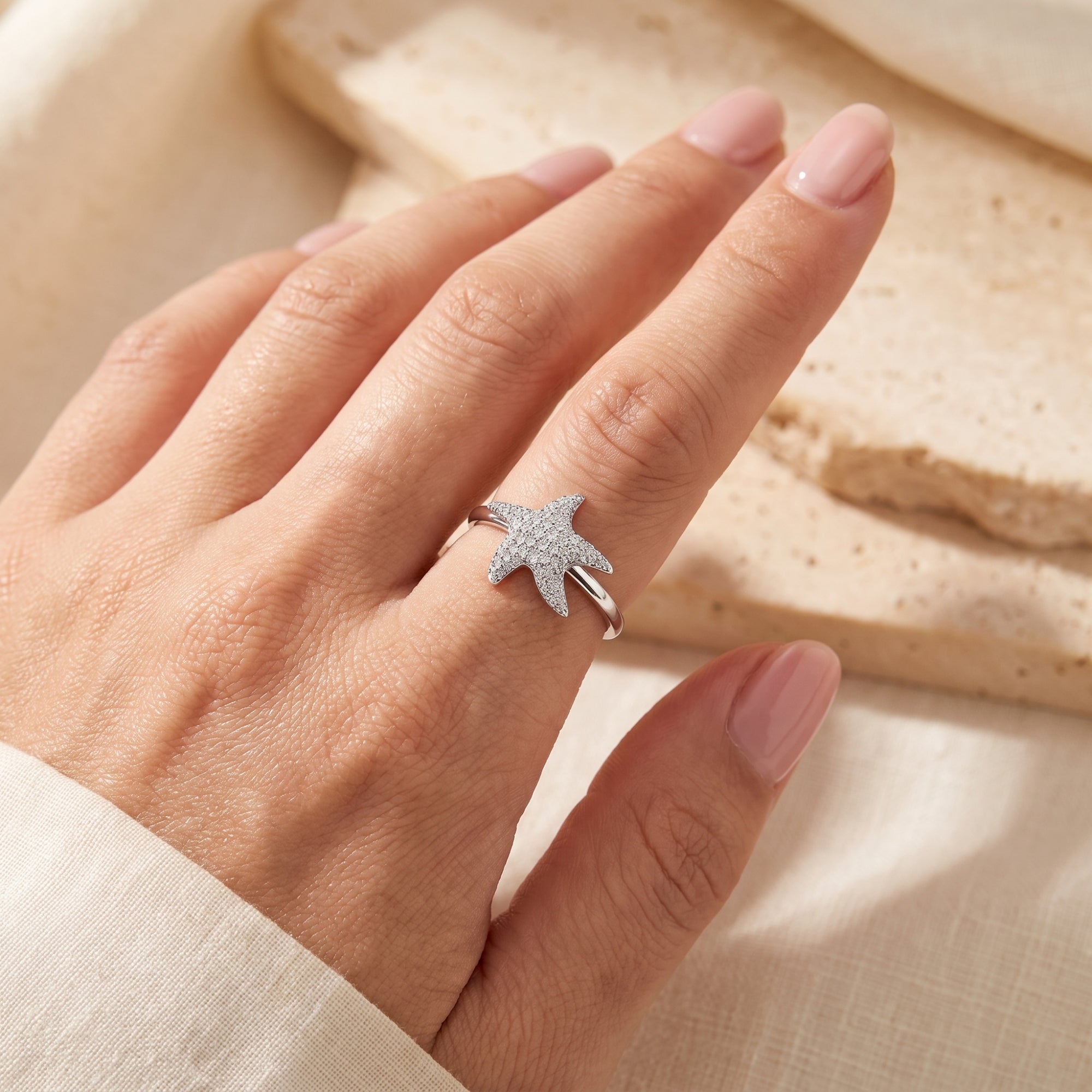 La bague étoile de mer Stella Maris