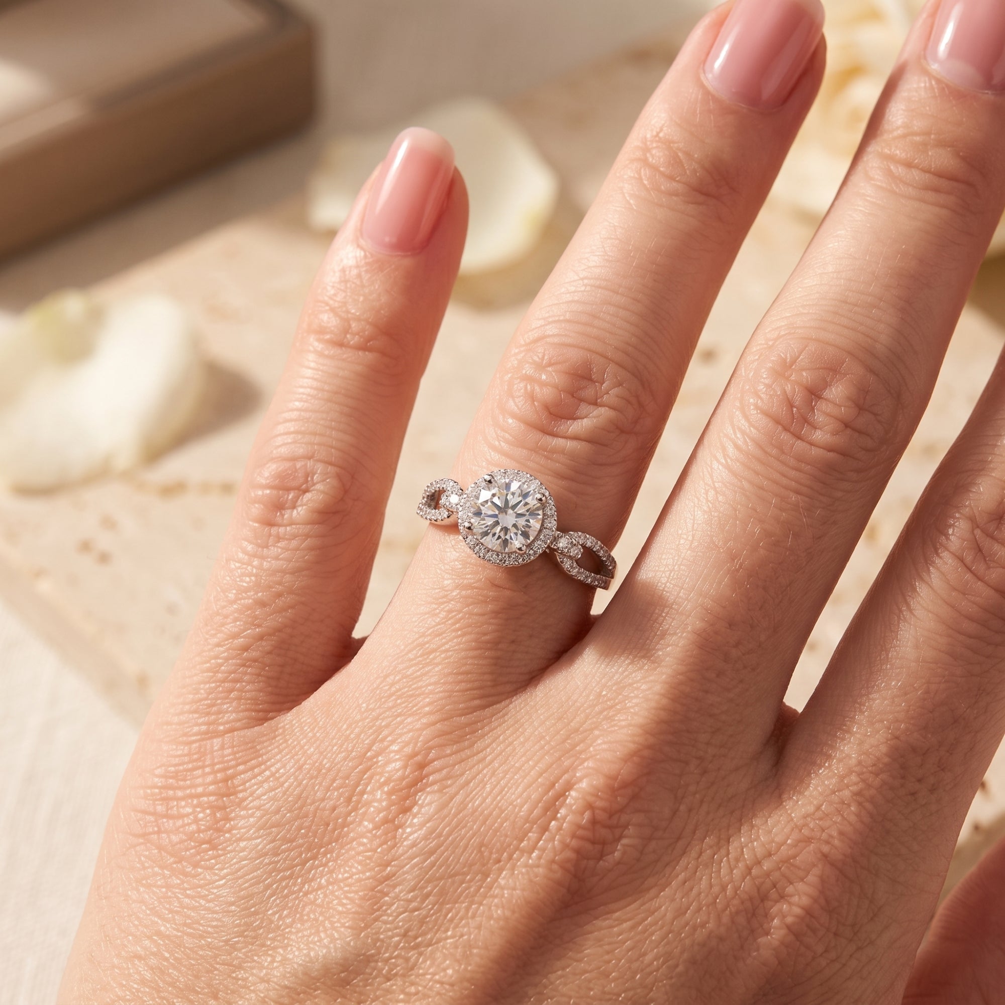 The Eternal Infinity Halo Ring