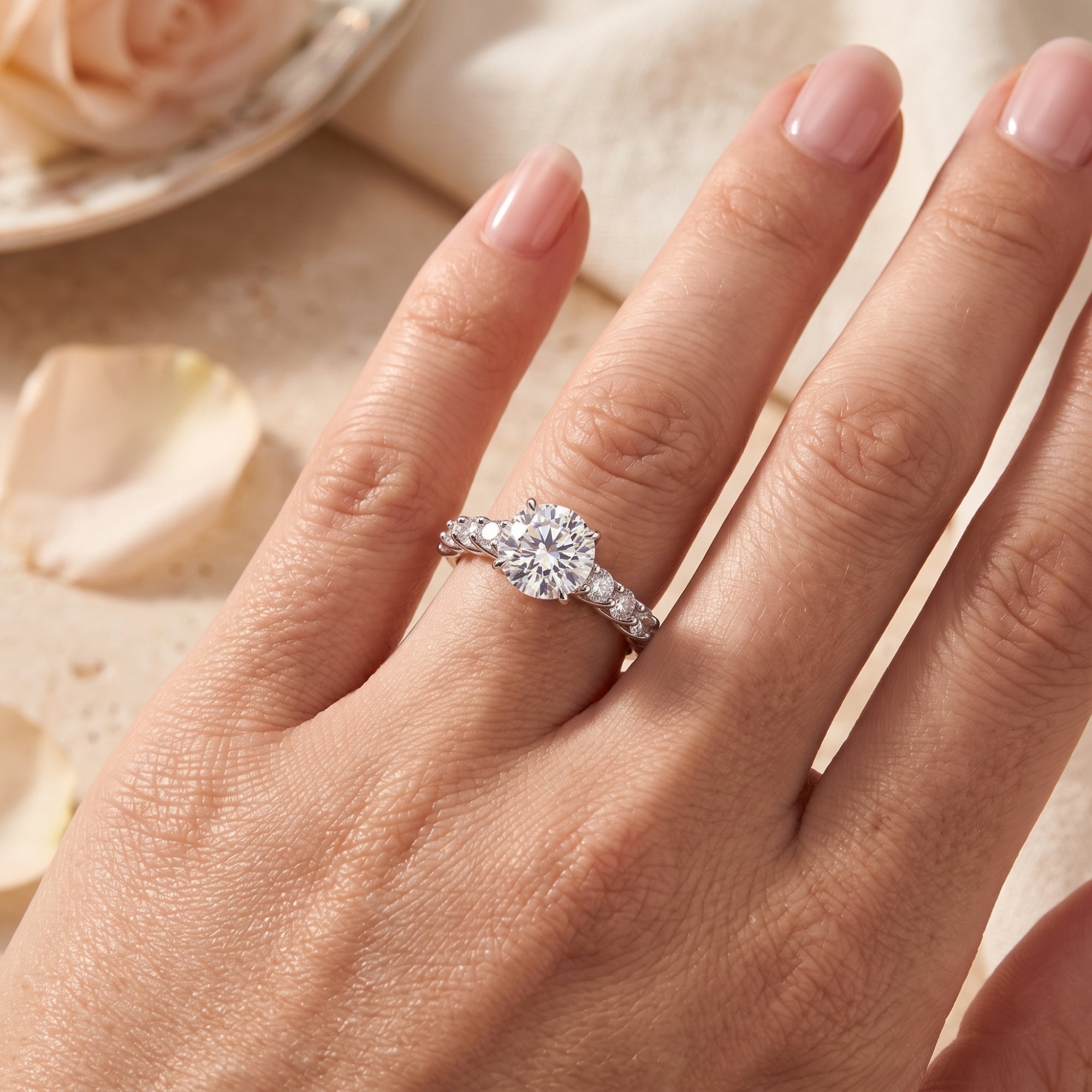 The Aria Solitaire Ring