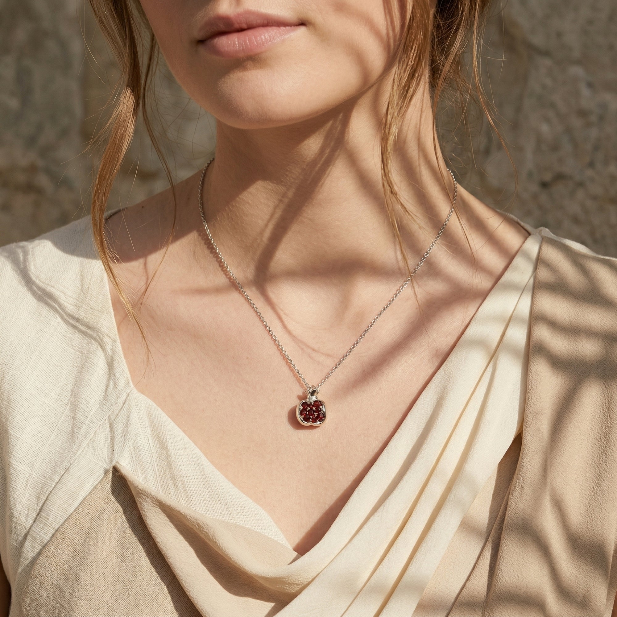 The Pomegranate Pendant Necklace
