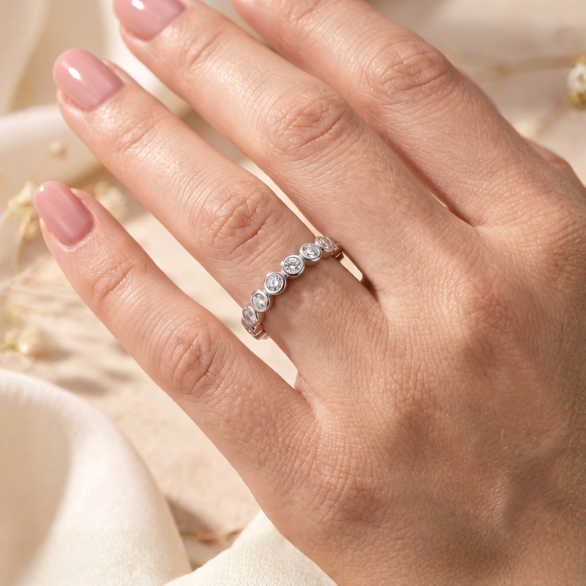 The Celeste Bezel Ring