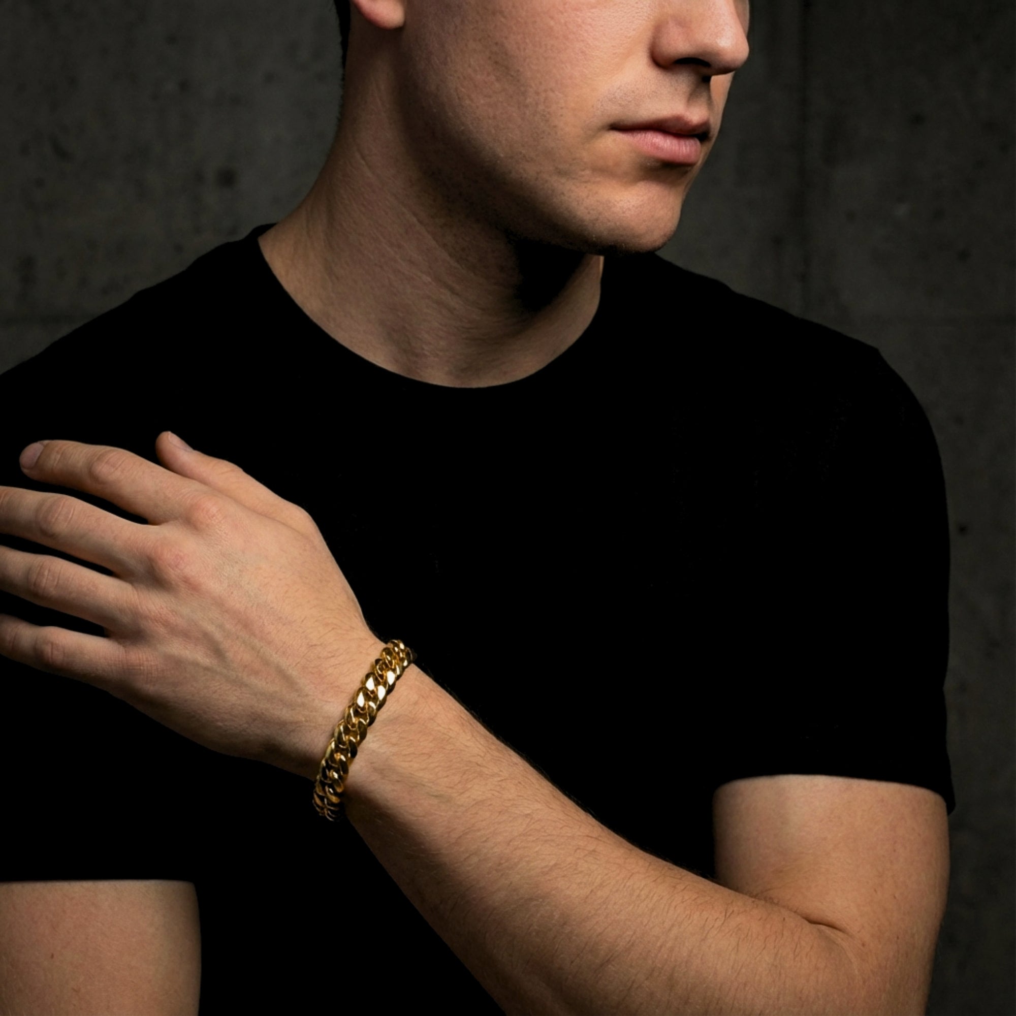 The Trident Bracelet - Gold - 10MM