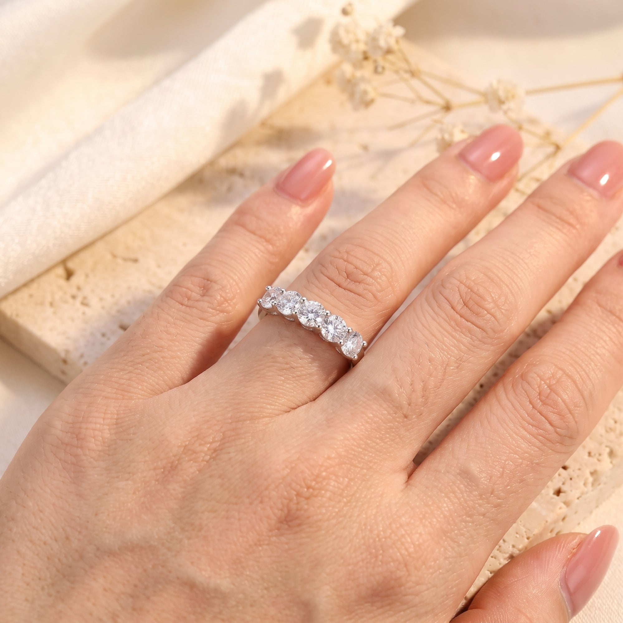 The Five-Stone Band Ring