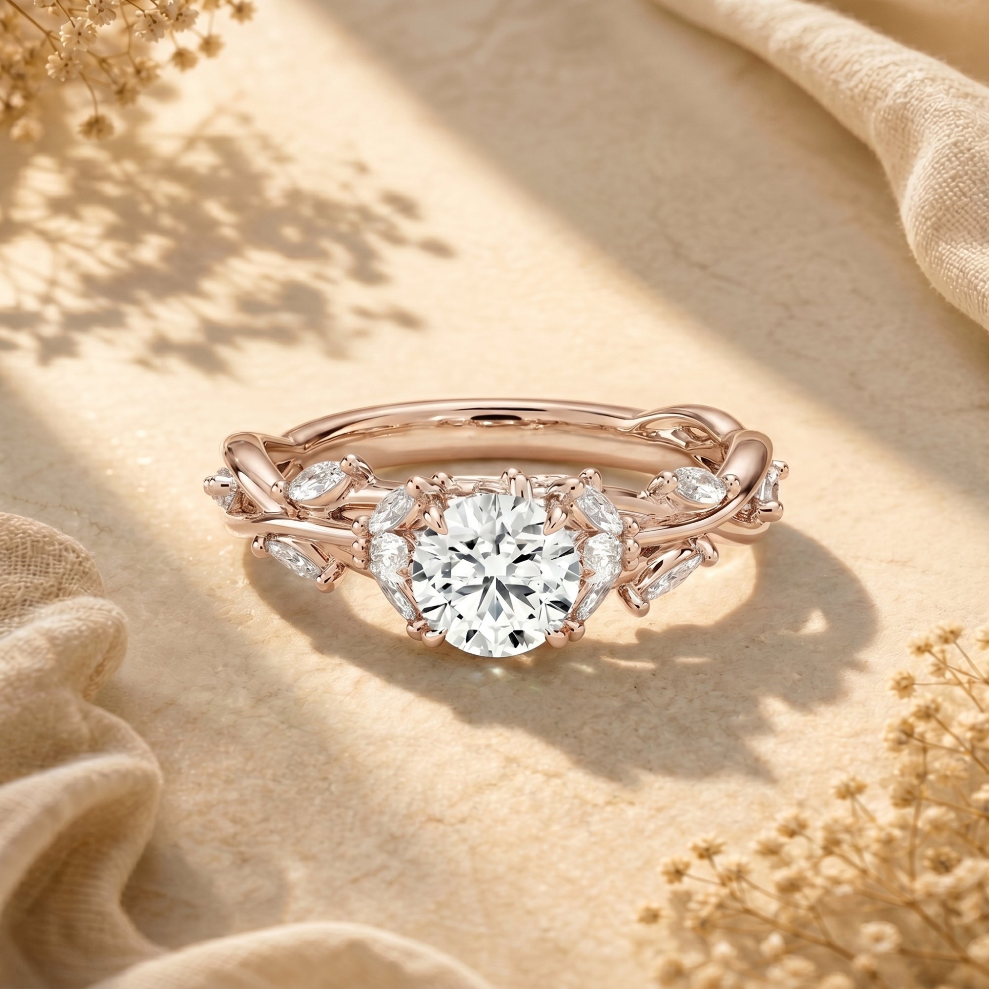 The Calyxta Moissanite Ring