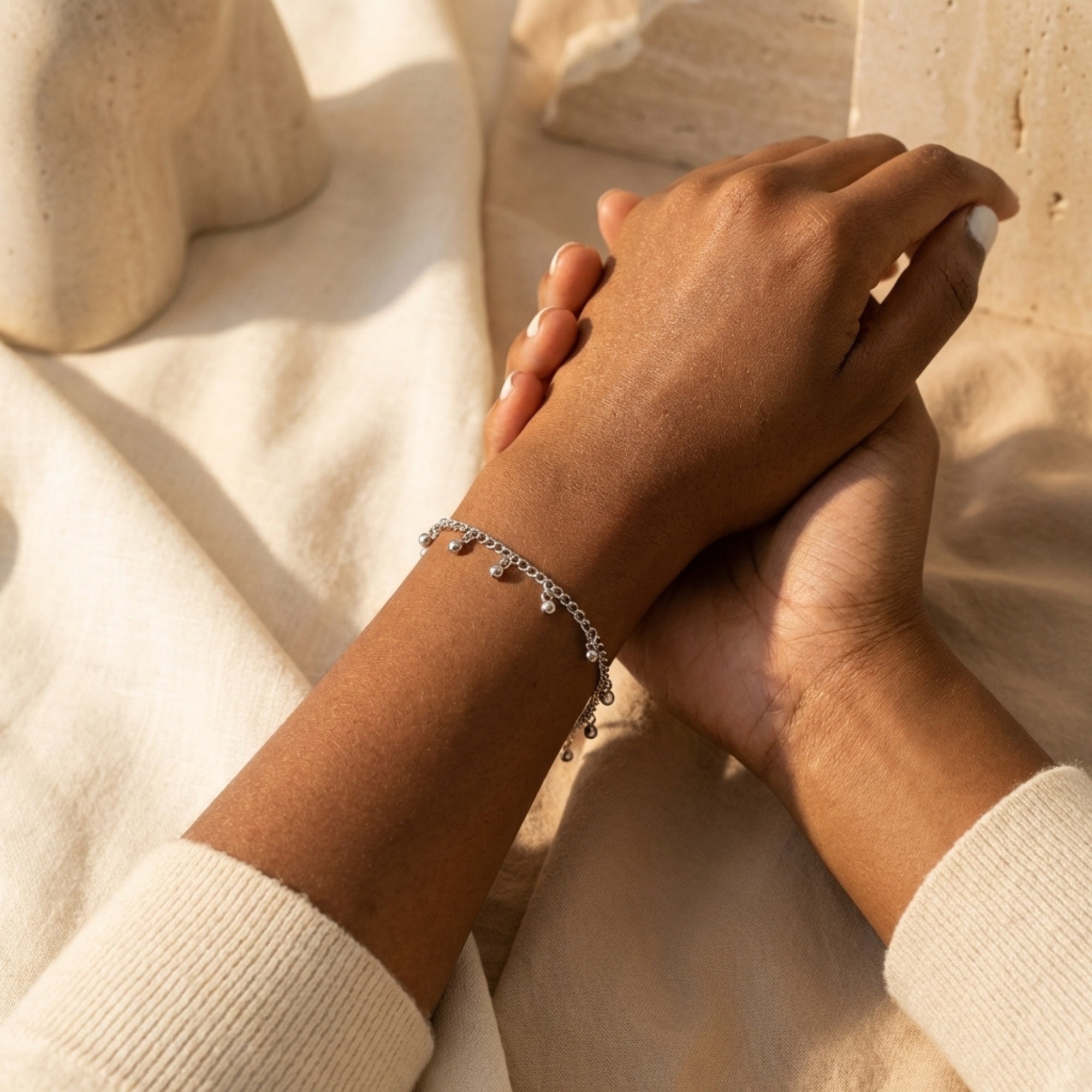 The Seraphina Droplet Bracelet