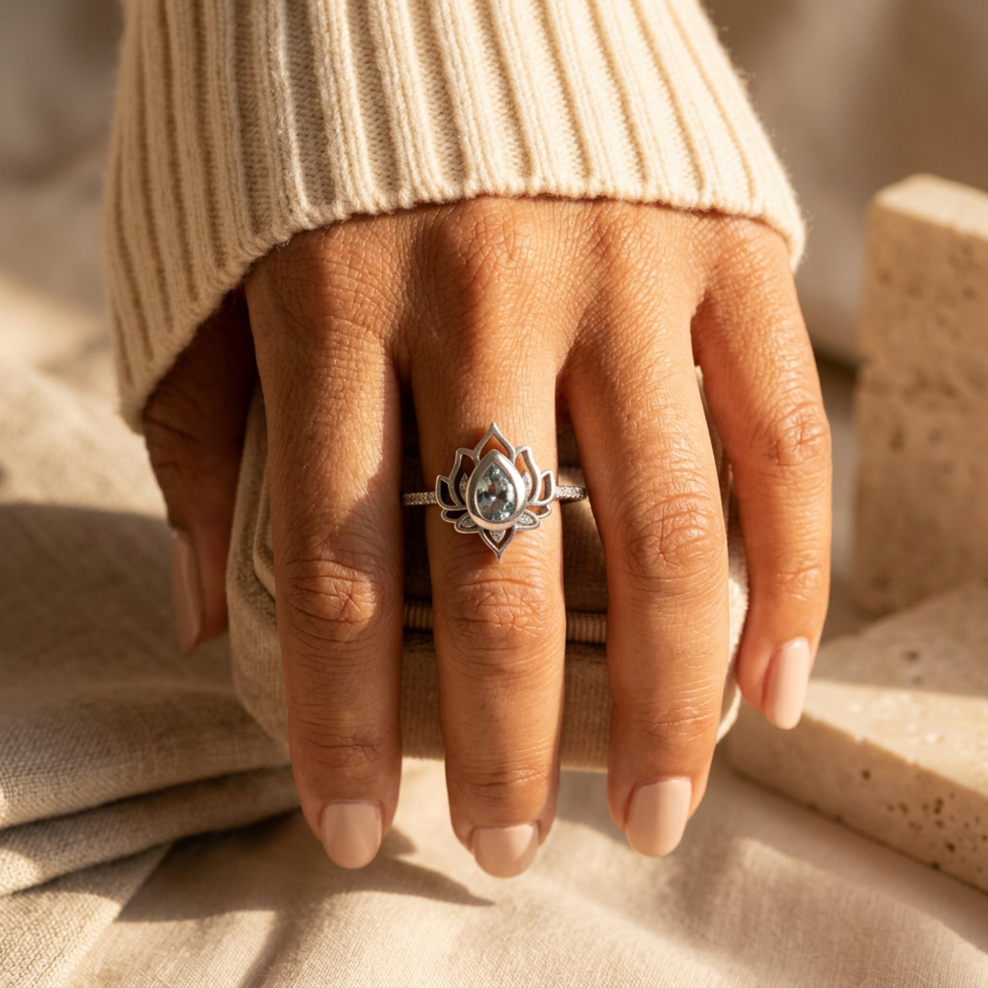 The 'Resilient Lotus' Bloom Ring