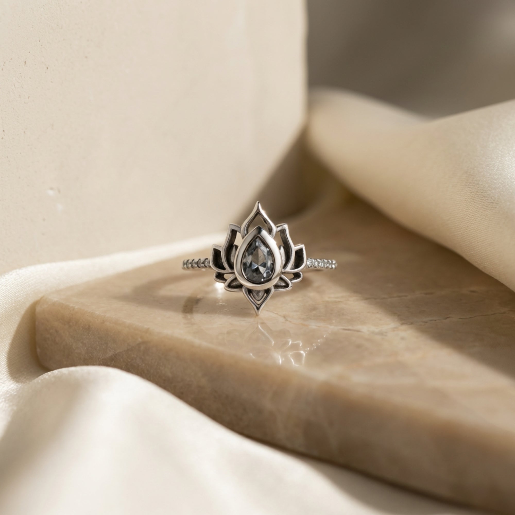 The 'Resilient Lotus' Bloom Ring