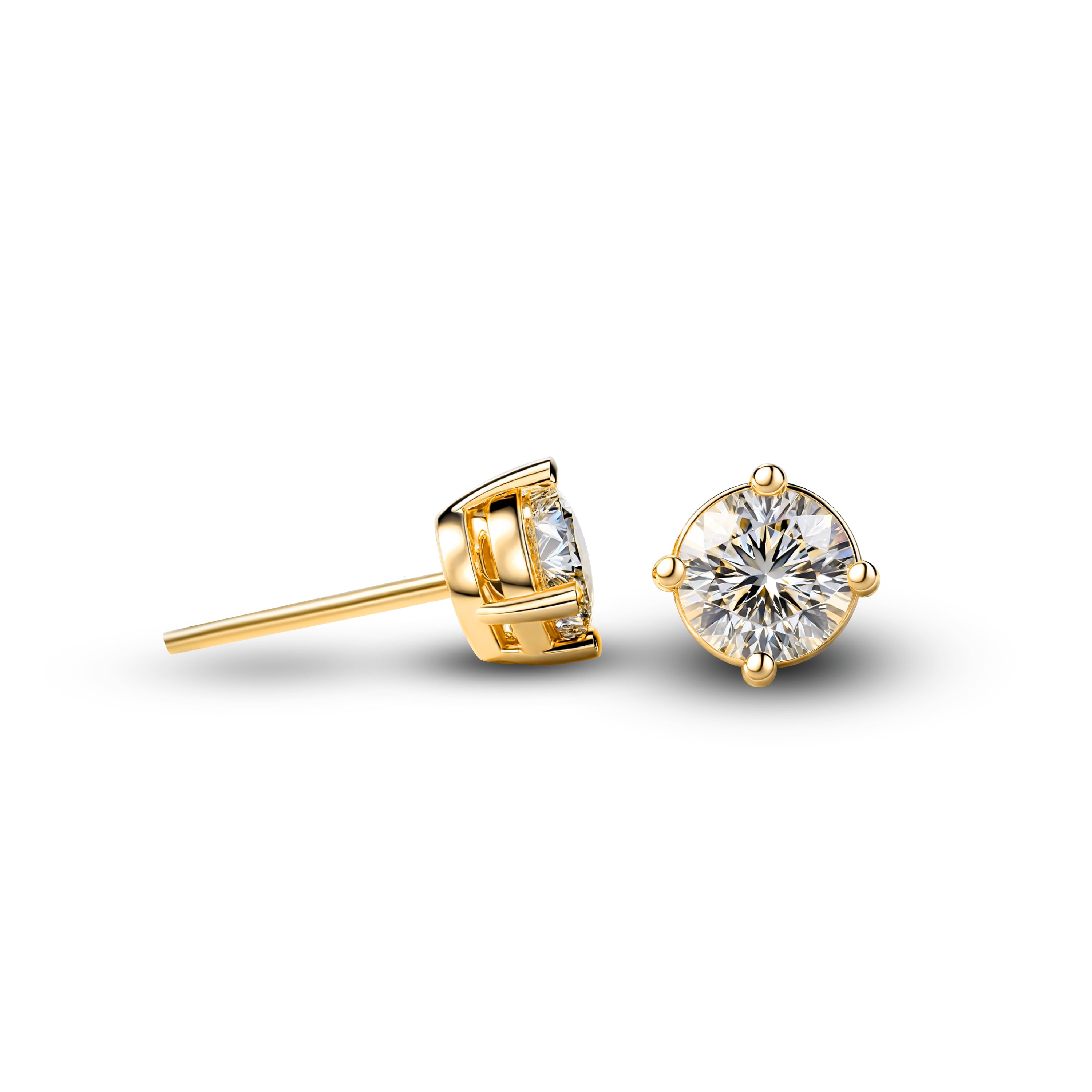 Beatrice Moissanite Earrings - Gold
ベアトリス モアッサナイト ピアス - ゴールド