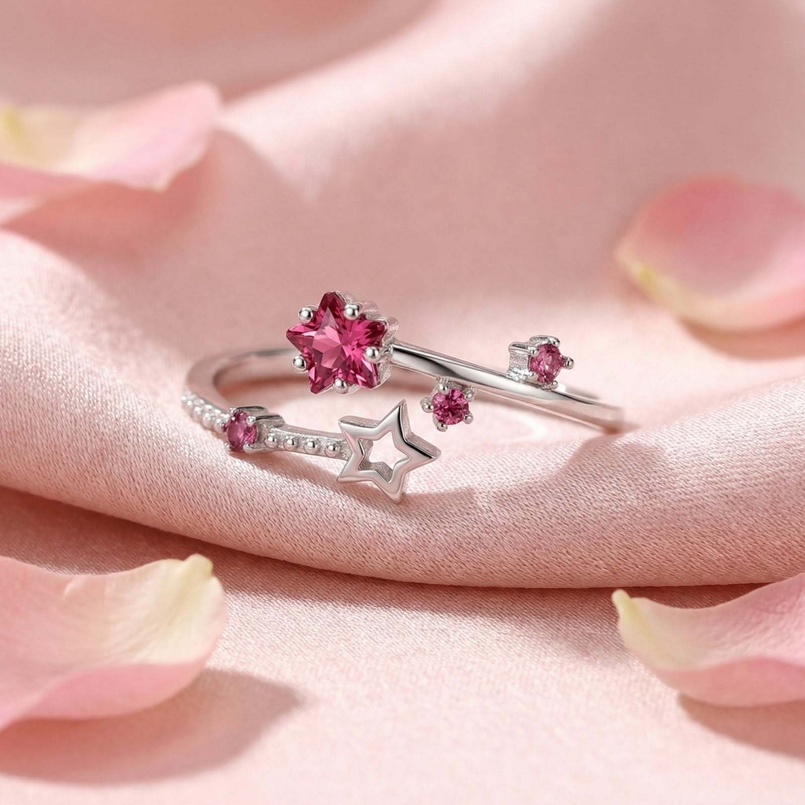 The Stellaris Bypass Ring - S925 Sterling Silver