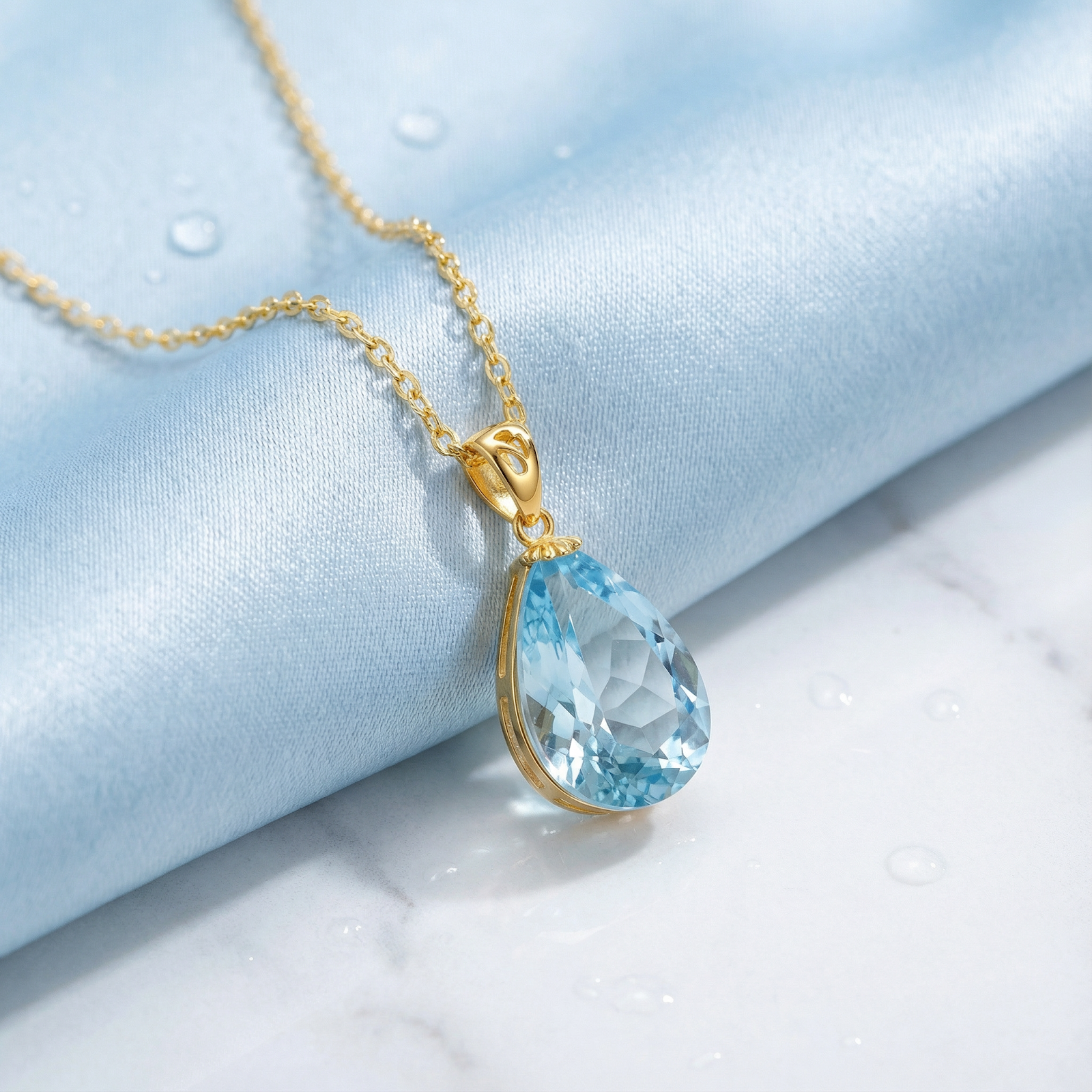 The Lucent Teardrop - 18K Gold Vermeil