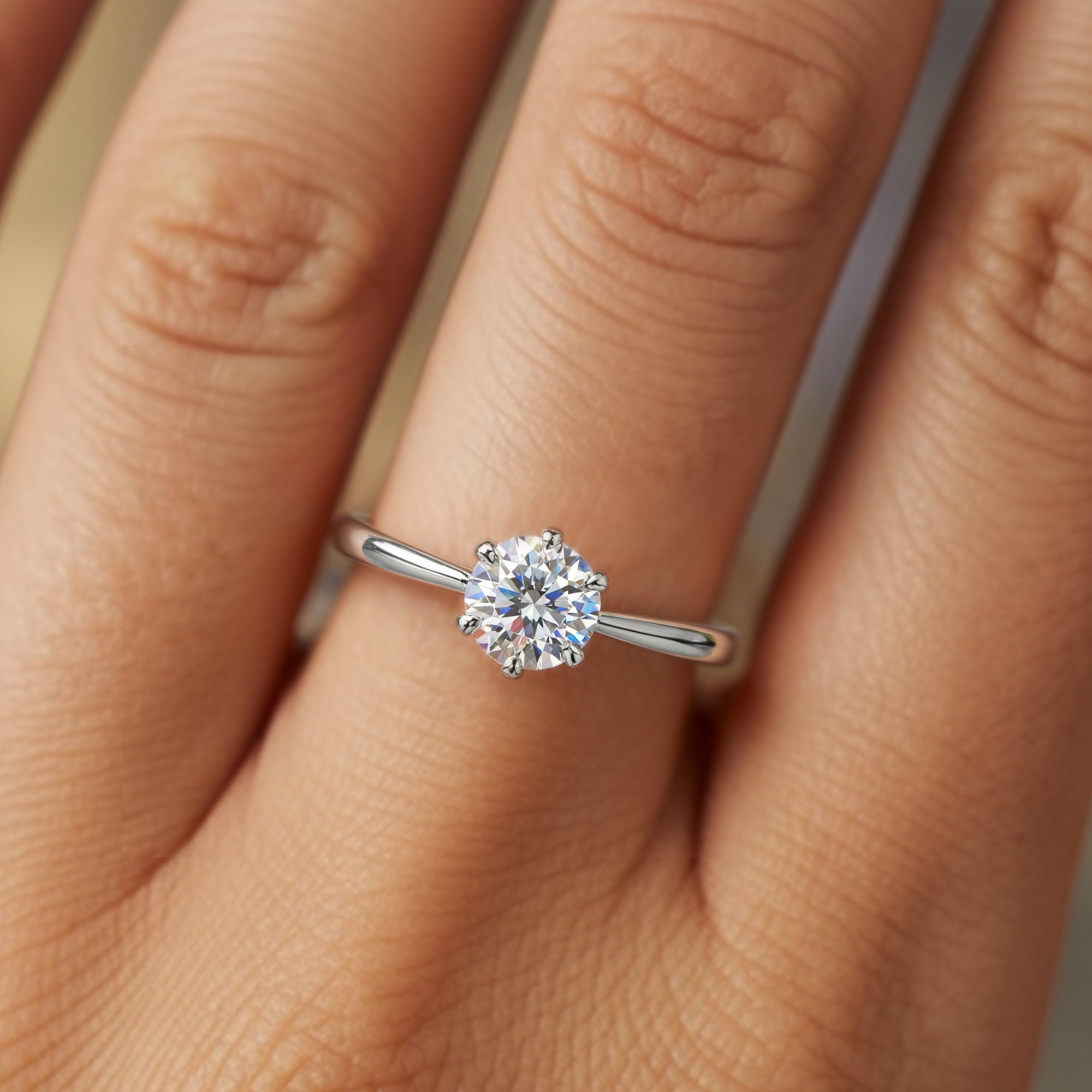 Free 0.3CT Moissanite Ring