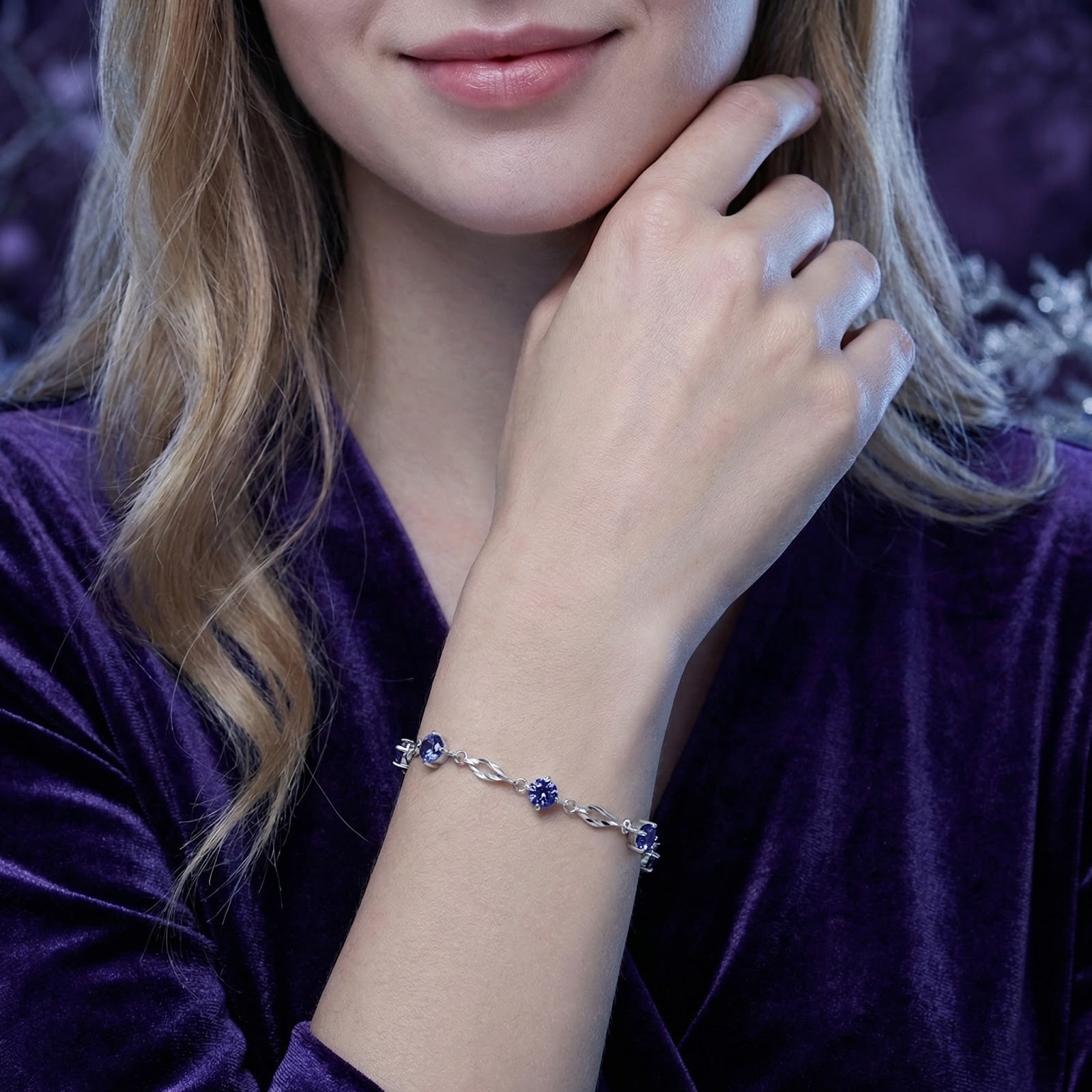 The Nerisette Station Bracelet - S925 Sterling Silver