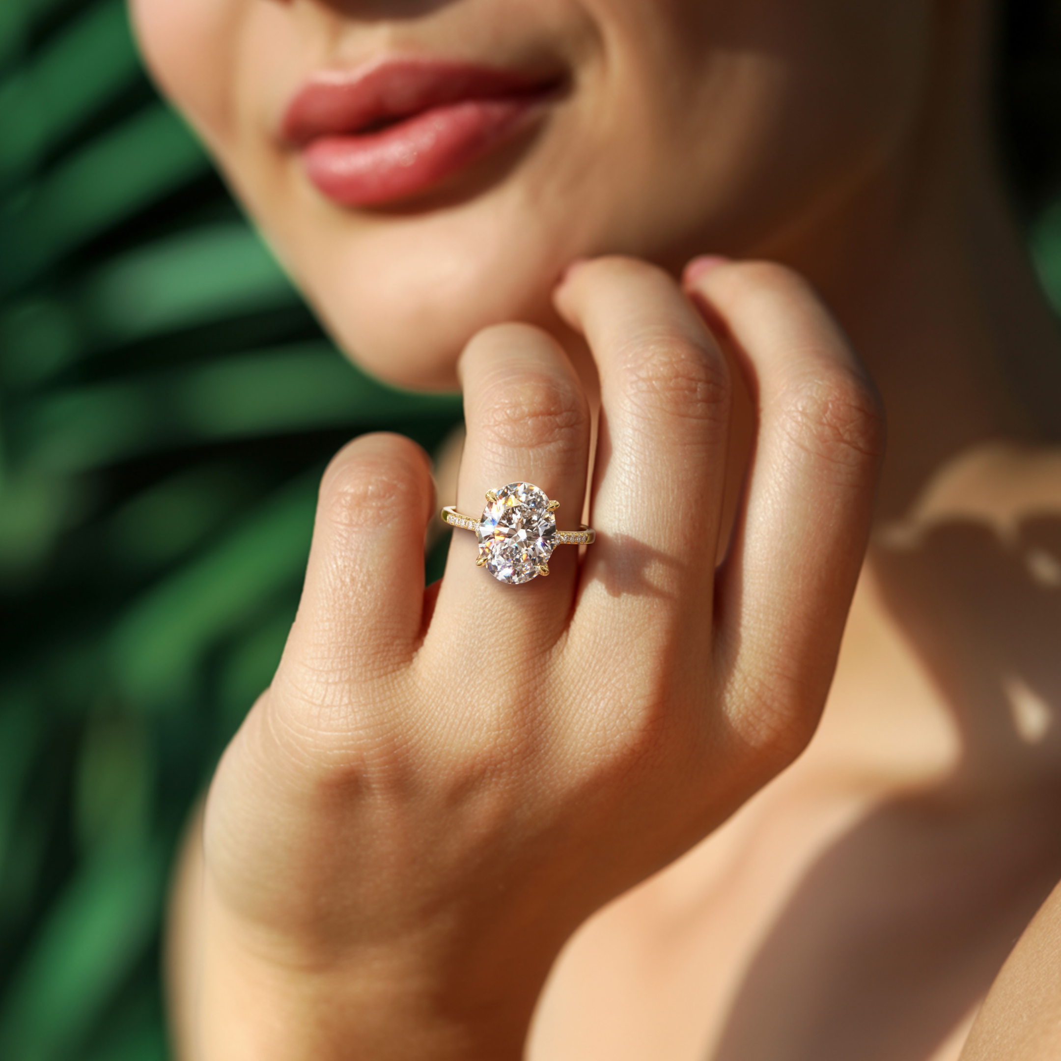 The Luna 5CT Oval Cut Moissanite Ring | To My Future Wife