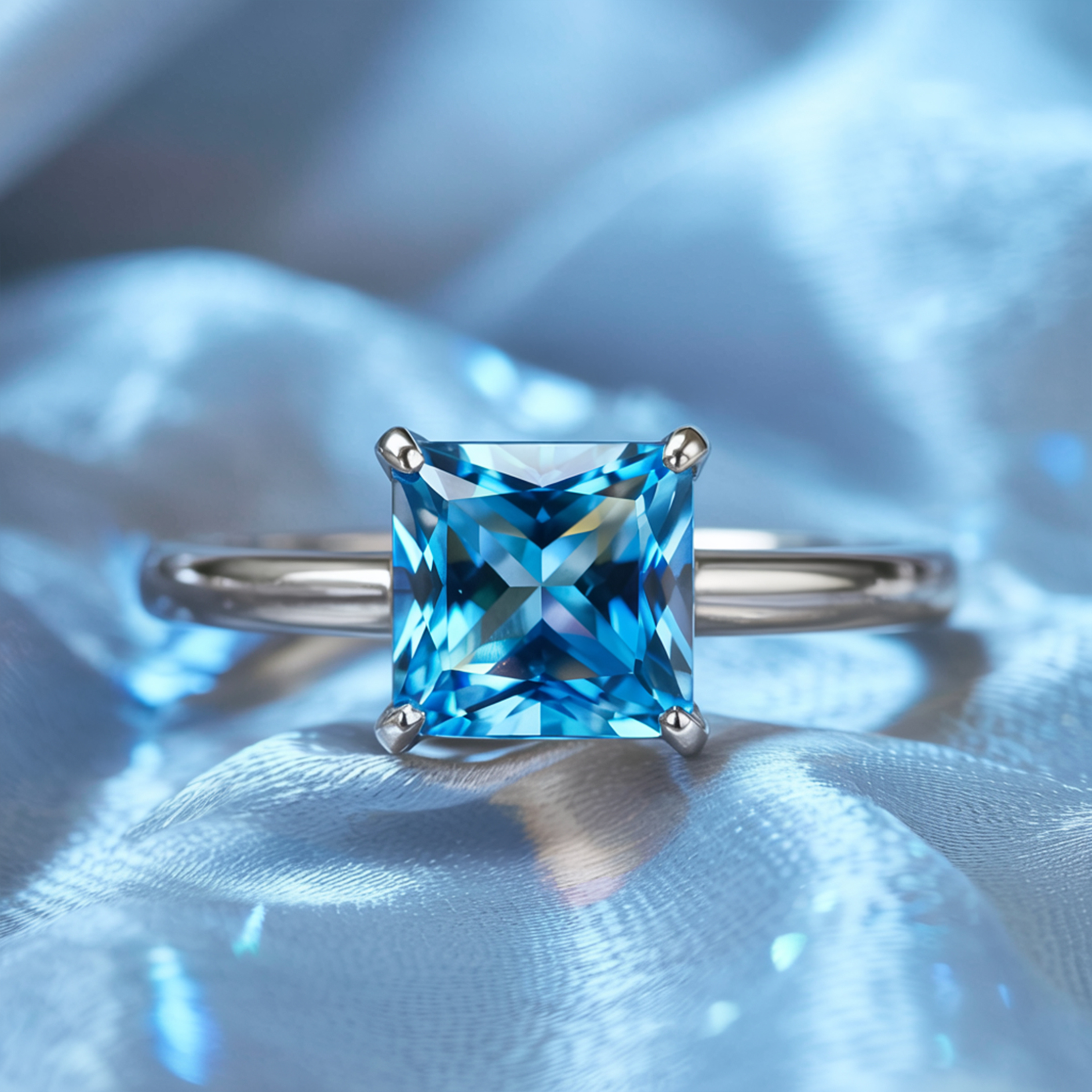 The Caterina – Solitaire Moissanite Ring