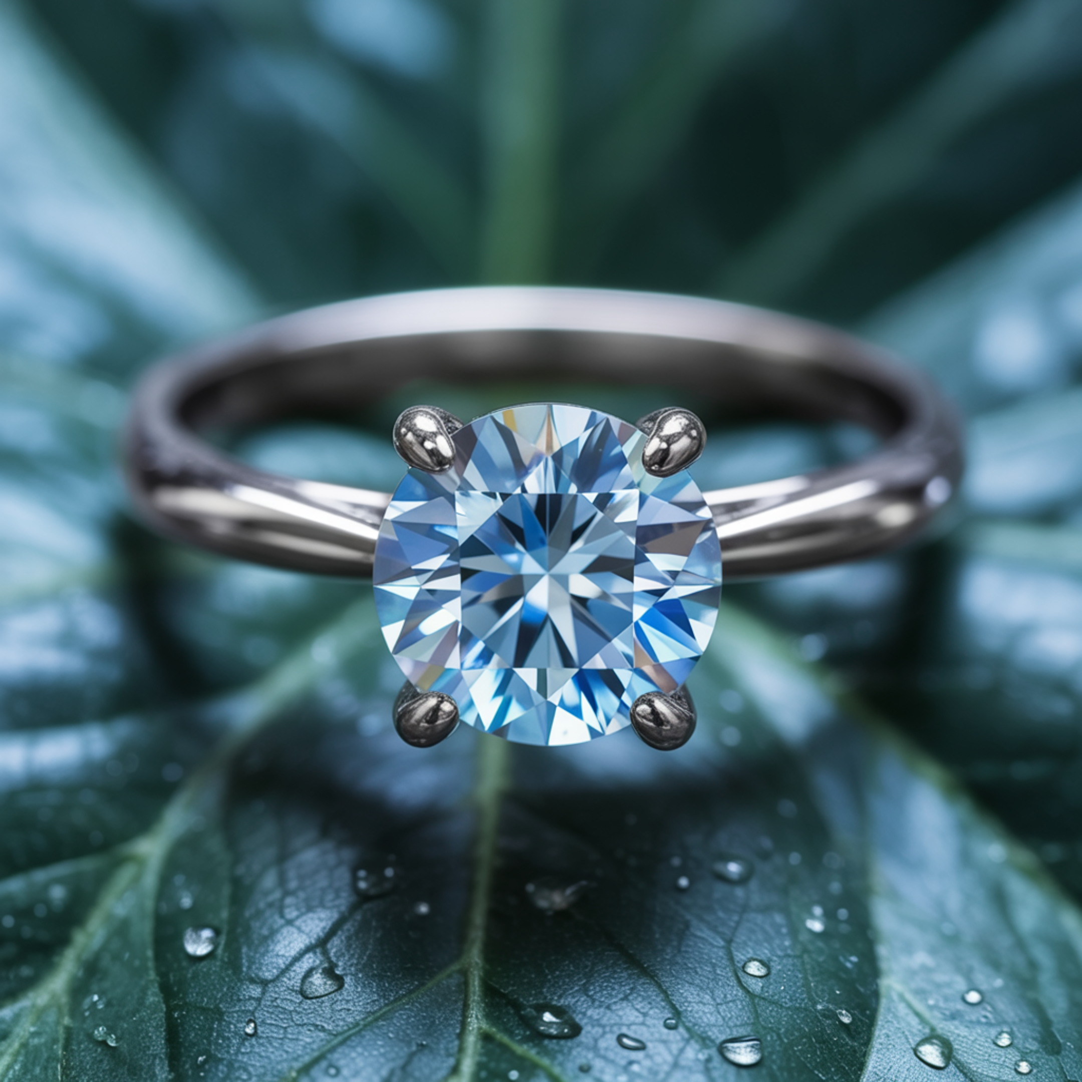 The Katalina – Solitaire Moissanite Ring