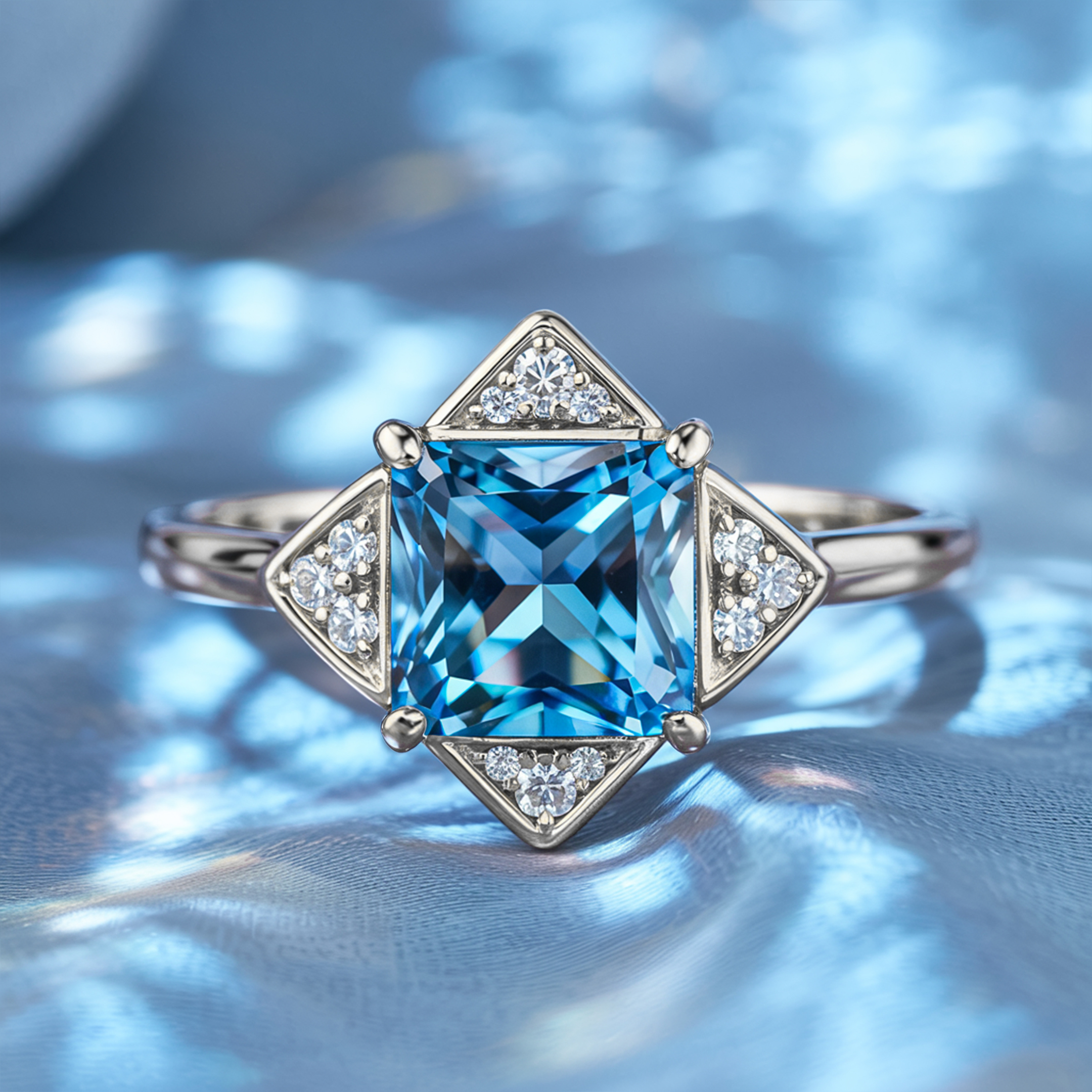 The Caterina – Vintage Moissanite Ring
