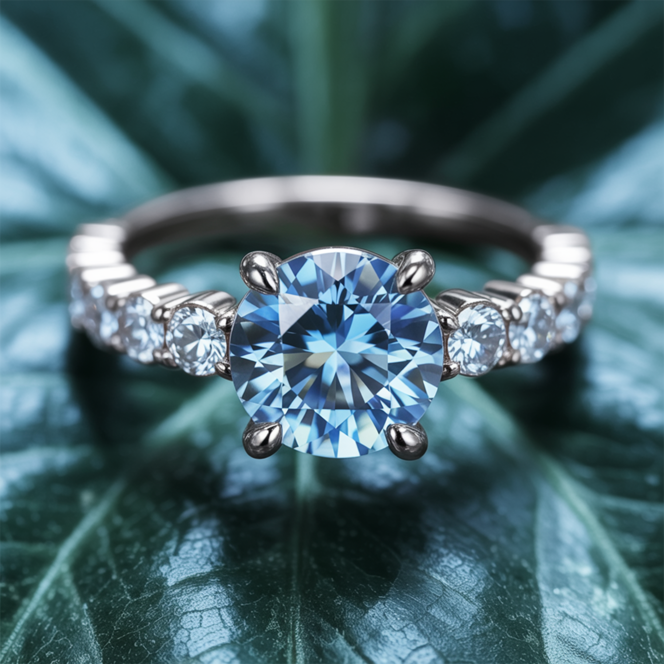 The Katalina – Eternity Moissanite Ring