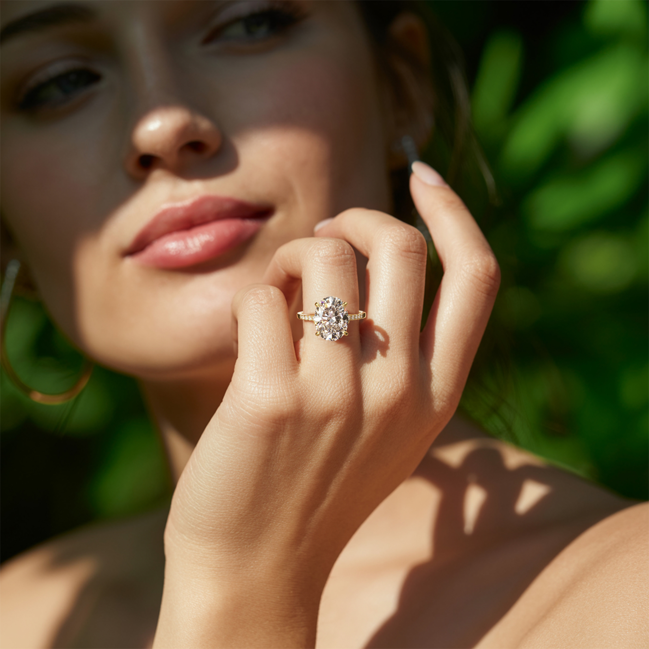 The Luna 5CT Oval Cut Moissanite Ring | To My Future Wife