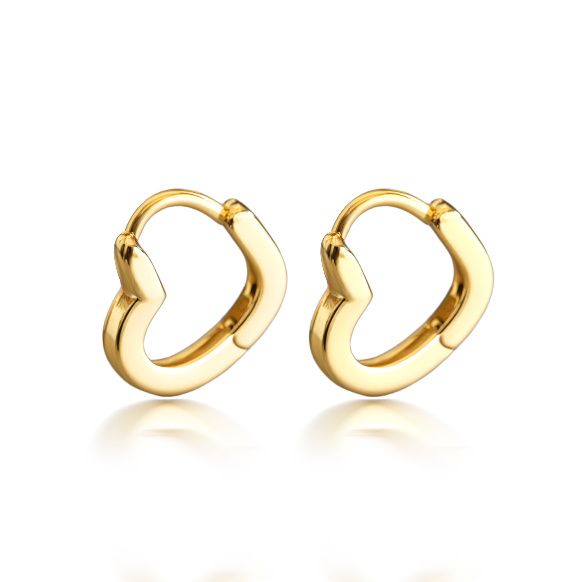 Mini Créoles Coeur Argent