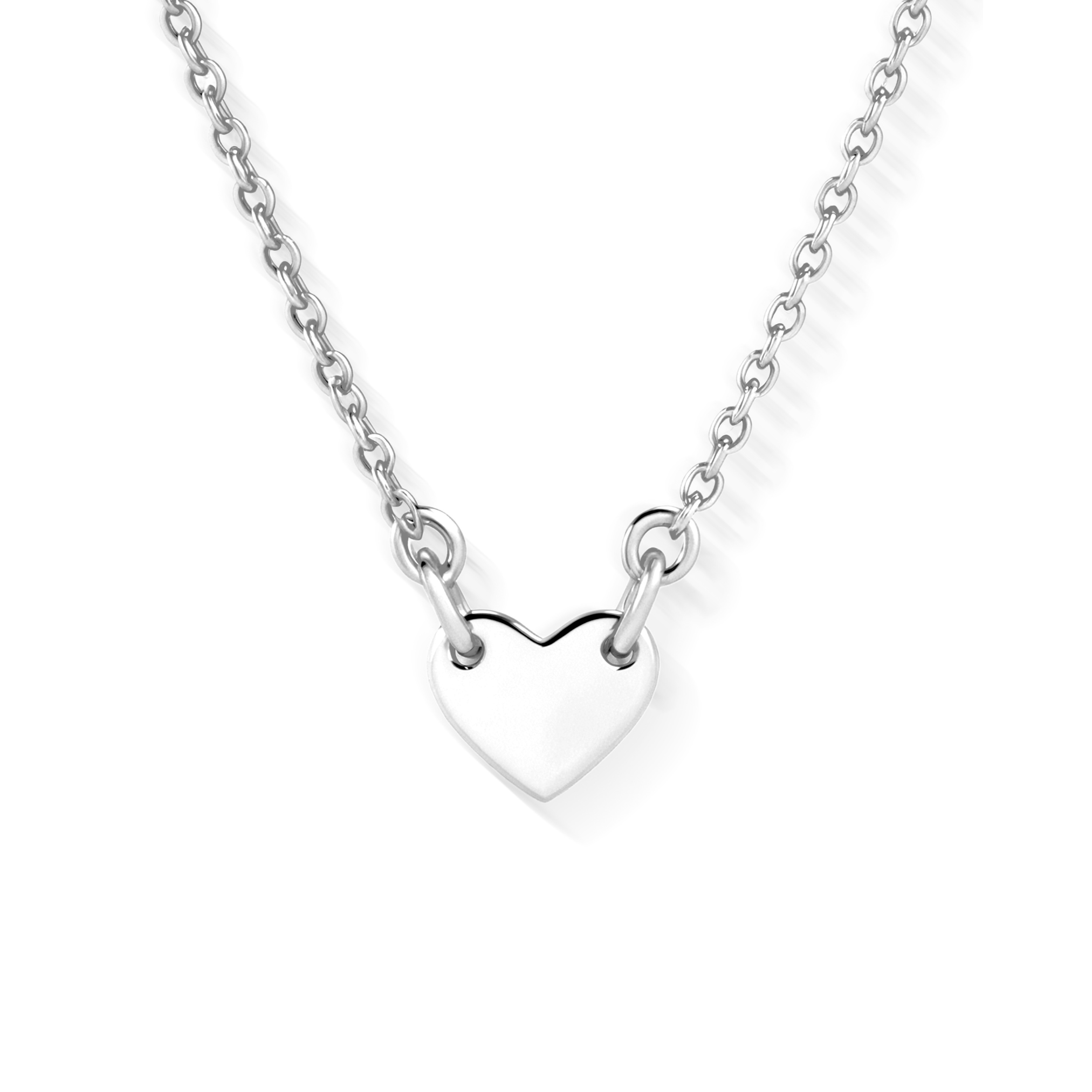Petite Collier Cœur Argent