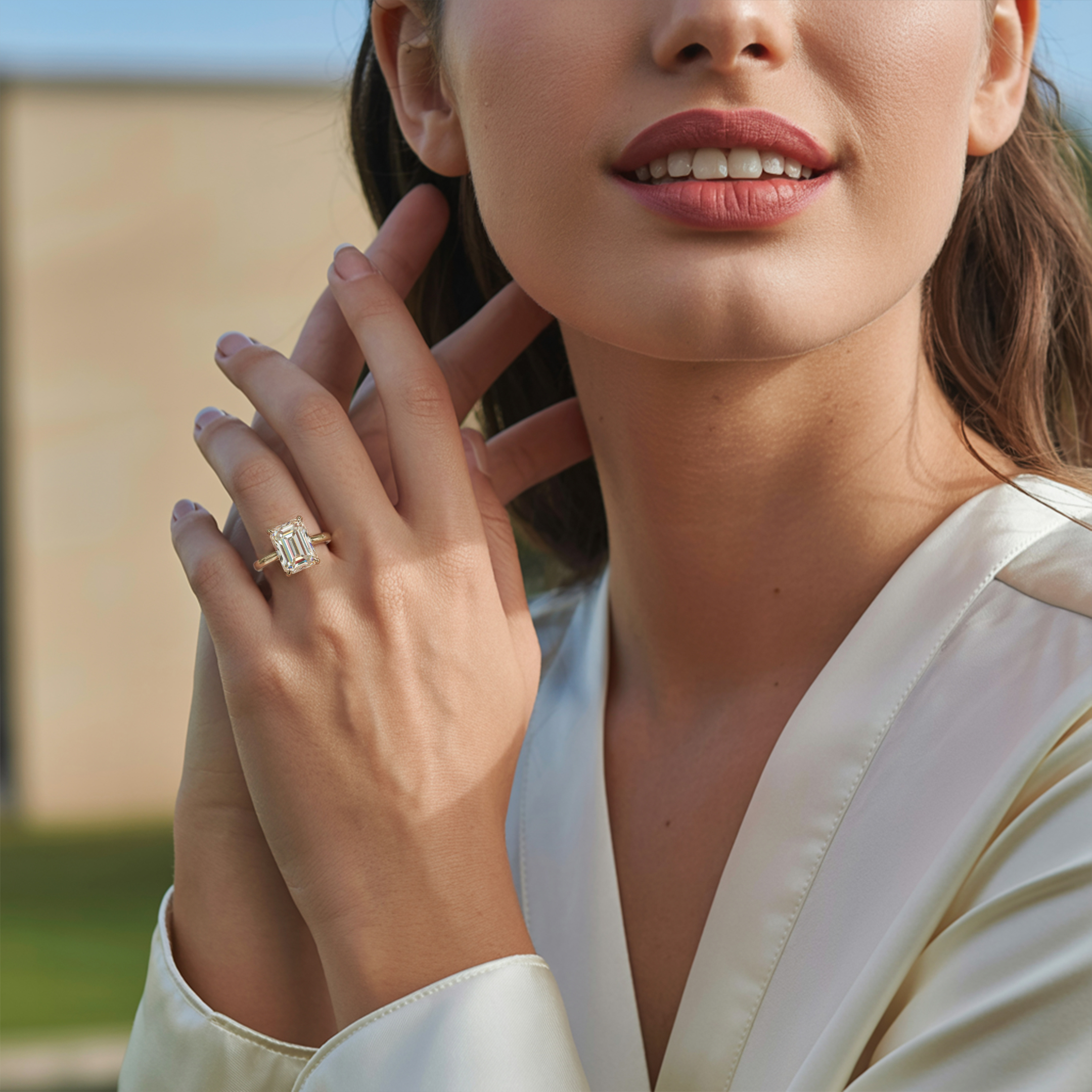 The Bella Jewel – Solitaire Moissanite Ring