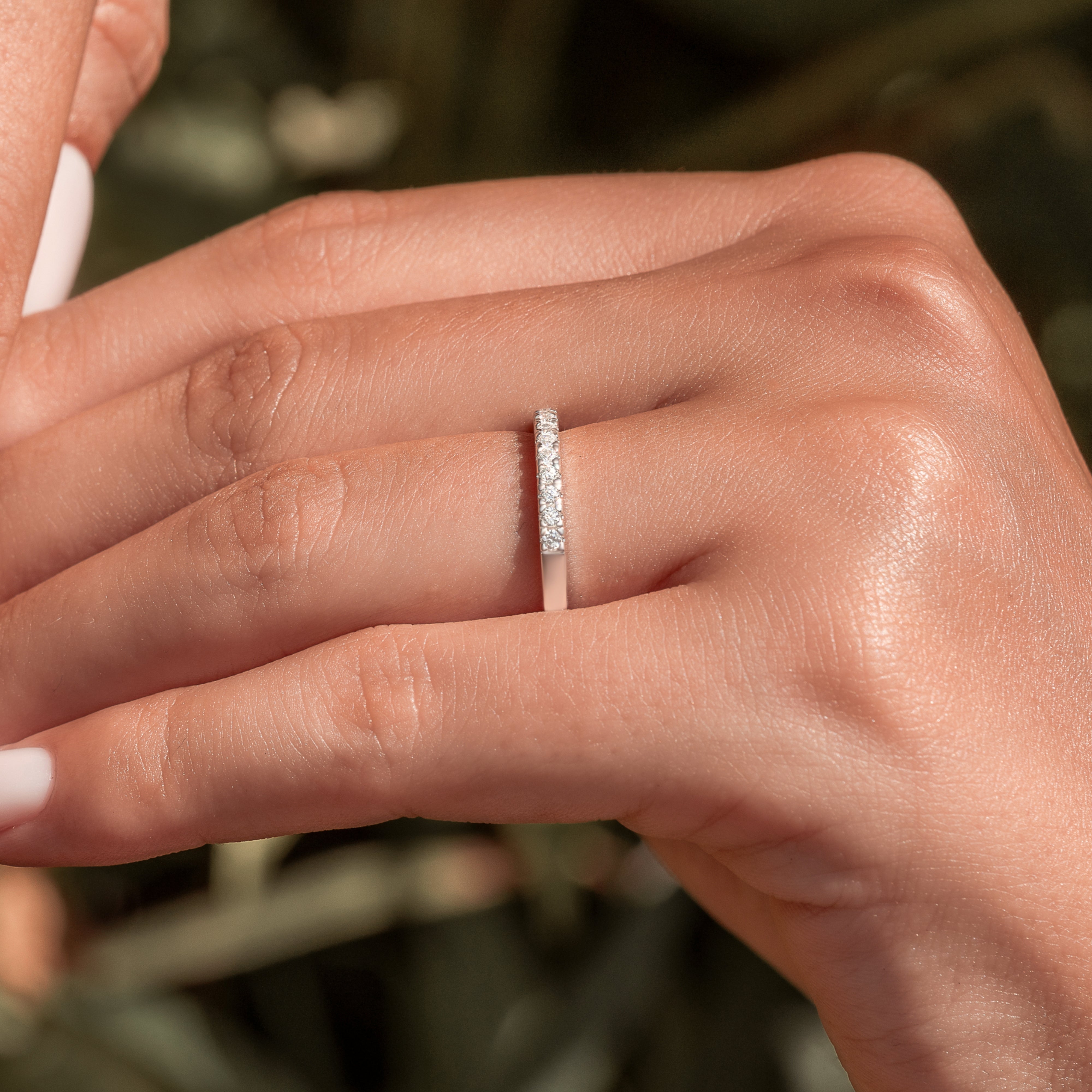 The Ethereal Rose Gold - Moissanite