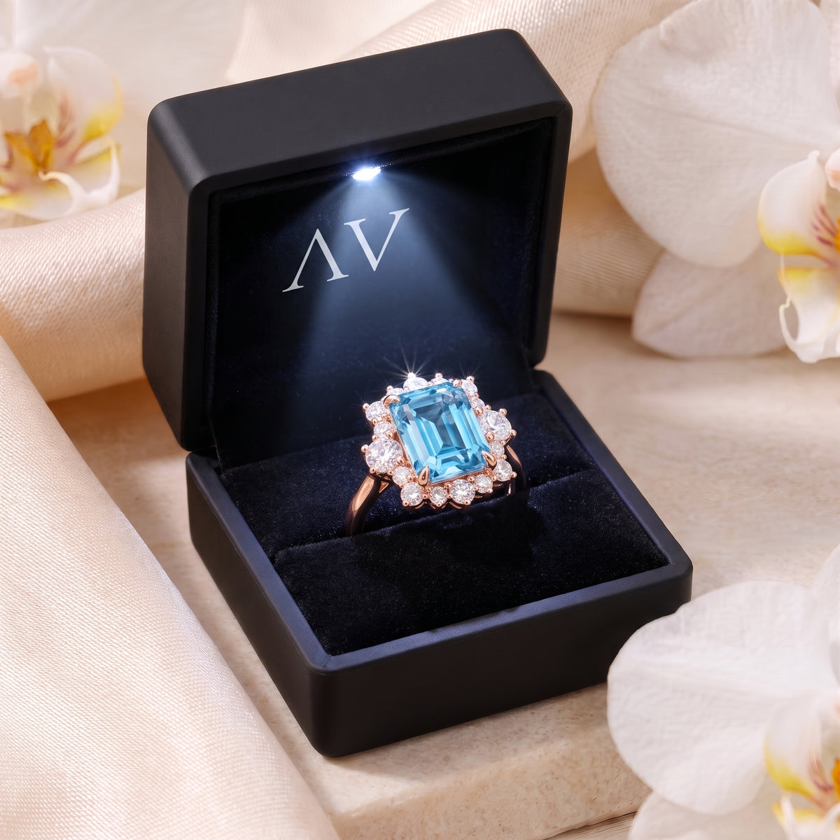 AI0010-EME-1.5CT-PLAIN-SOLIT - Premium LED Gift Box Presentation