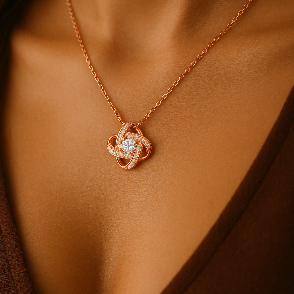 Love Knot Necklace | S925 Sterling Silver