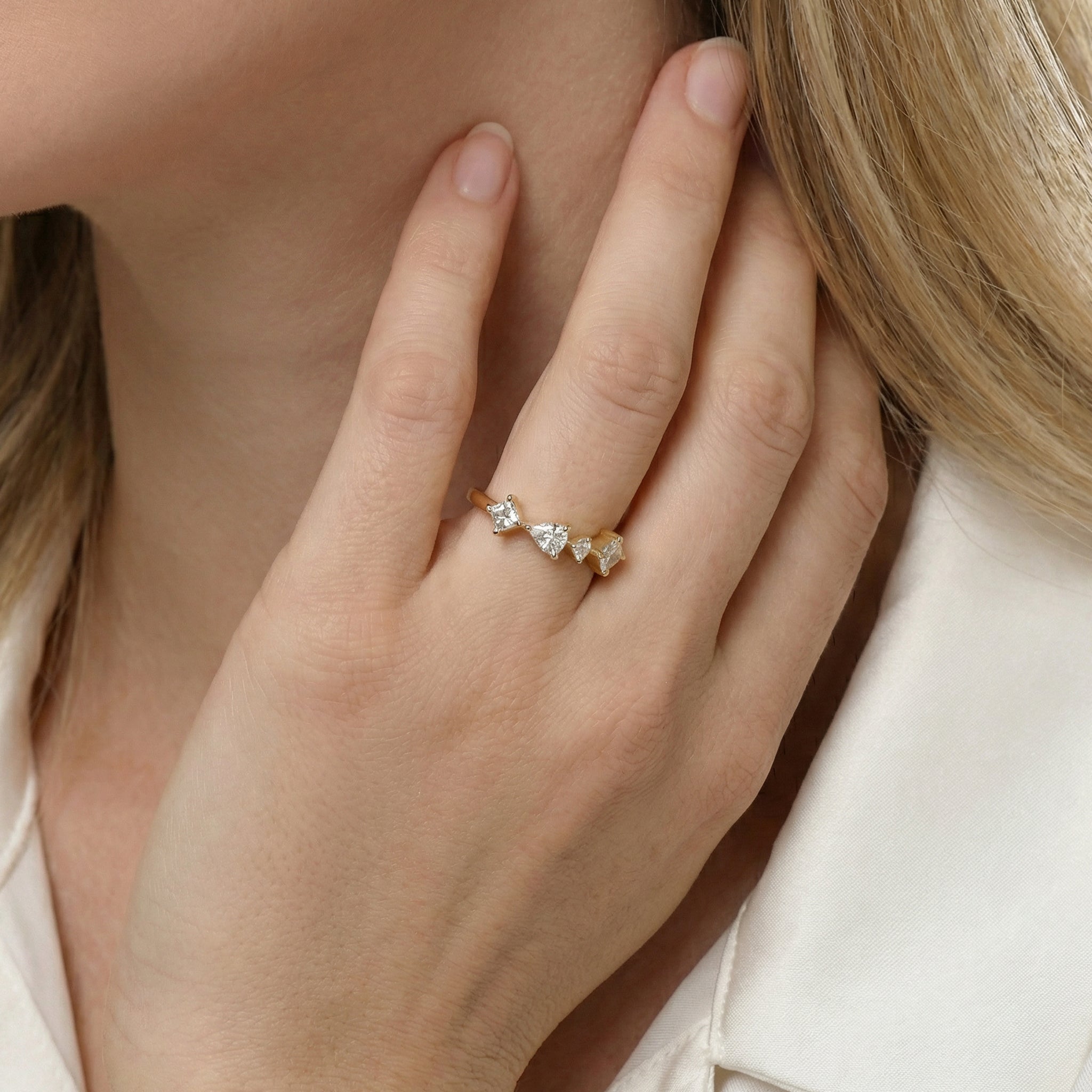 The Elysian Orbit Ring - 18K Gold Vermeil