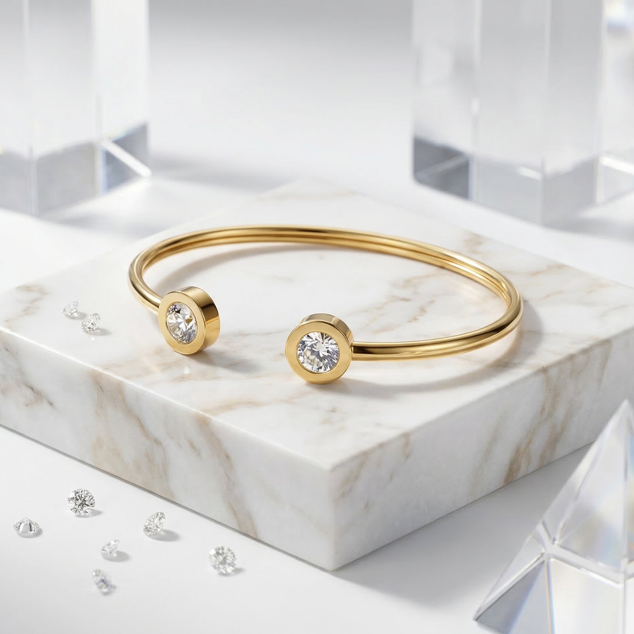 The Elaraea Cuff - Stainless Steel