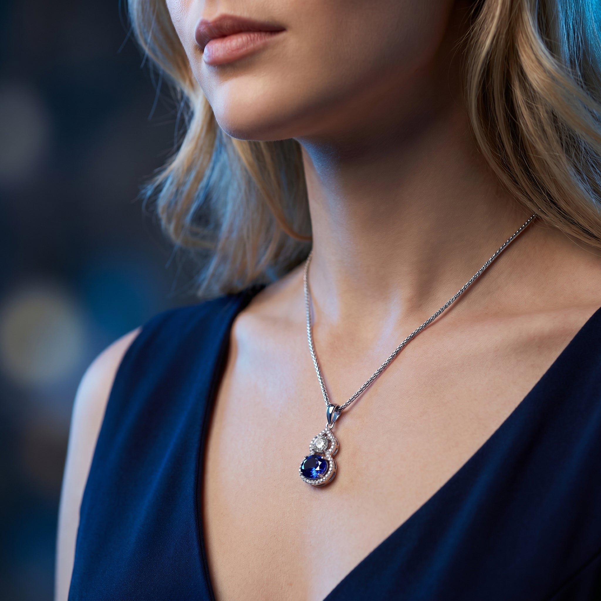 The Amellina Tanzanite Necklace