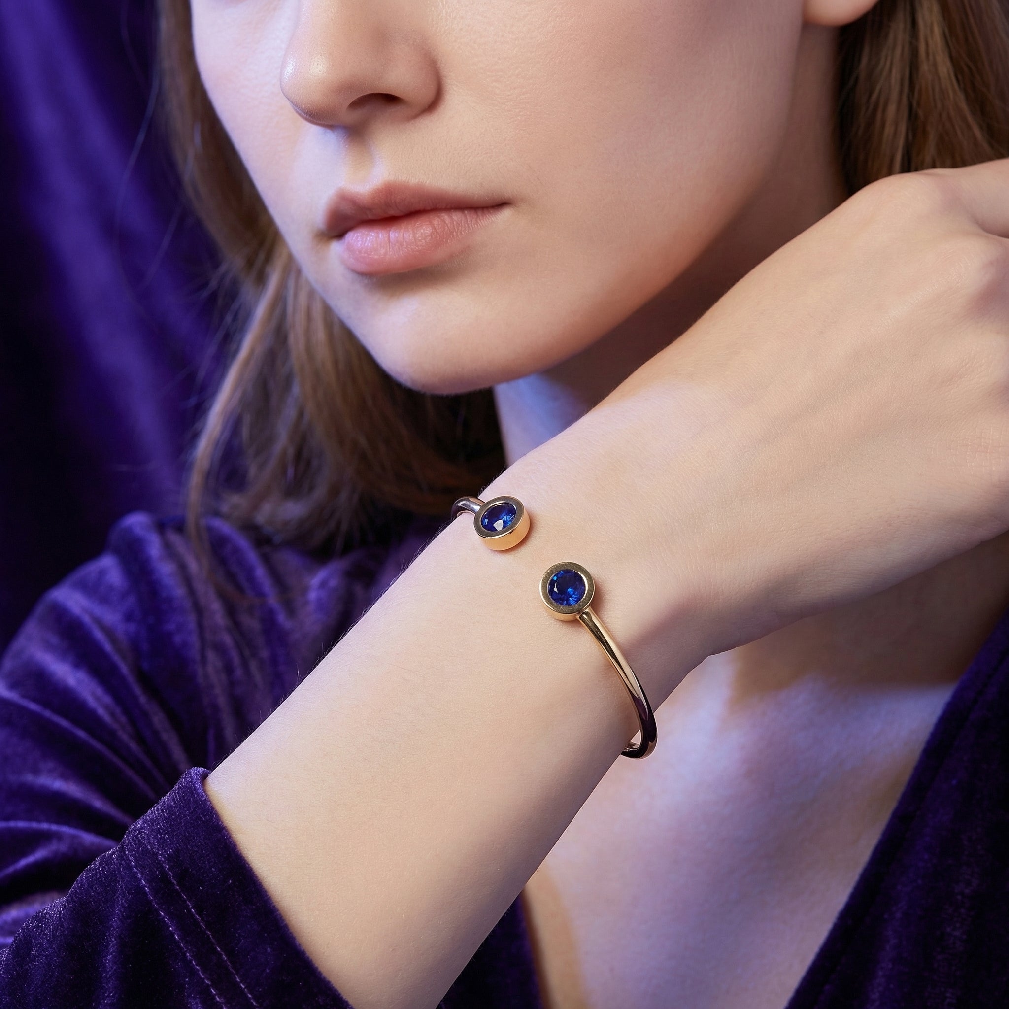 The Nerina Bangle - Stainless Steel