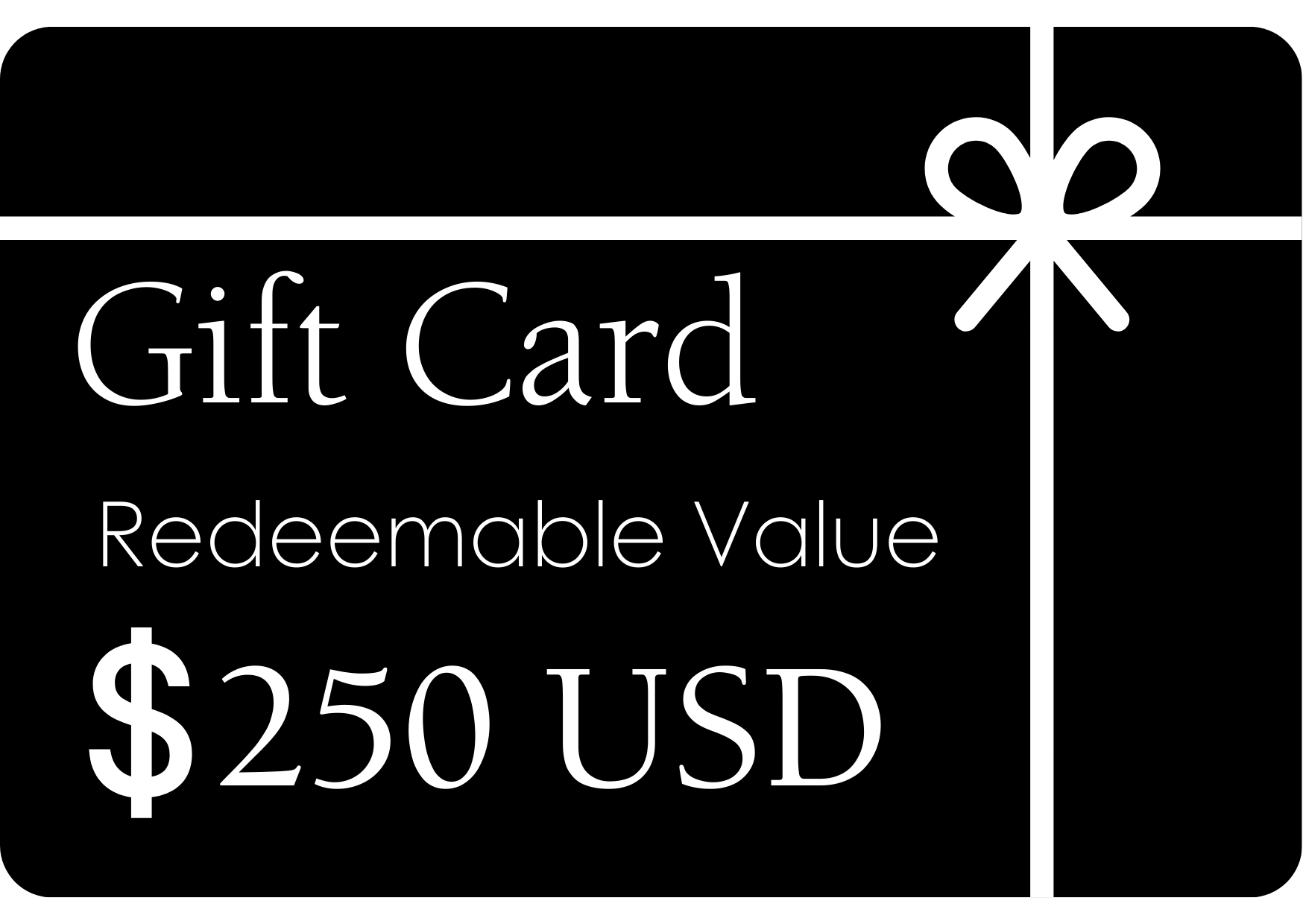 Geschenkkarte im Wert von 250 $