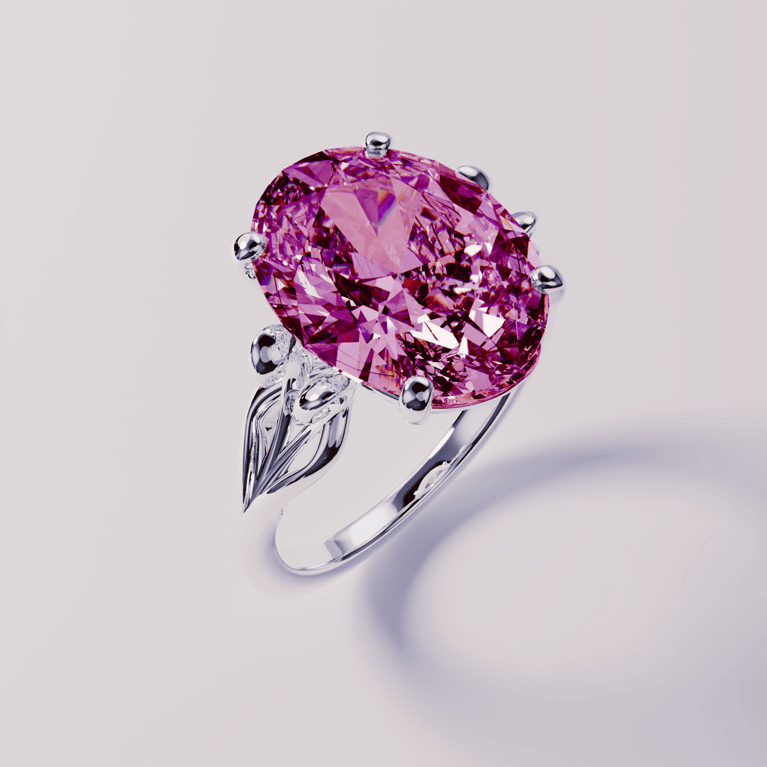 Anillo con turmalina como piedra natal de octubre: plata de ley S925