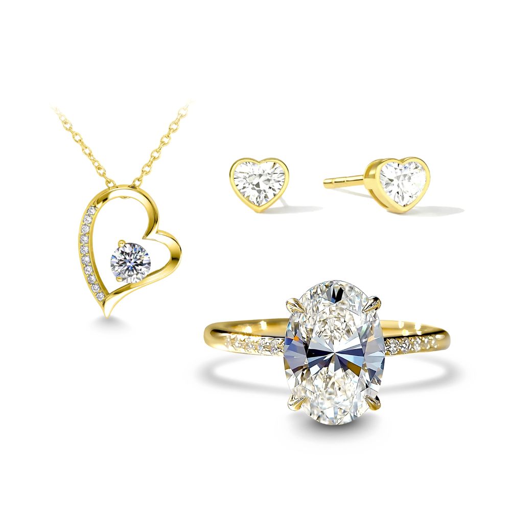 Das Opalin-Gold-Schmuckset