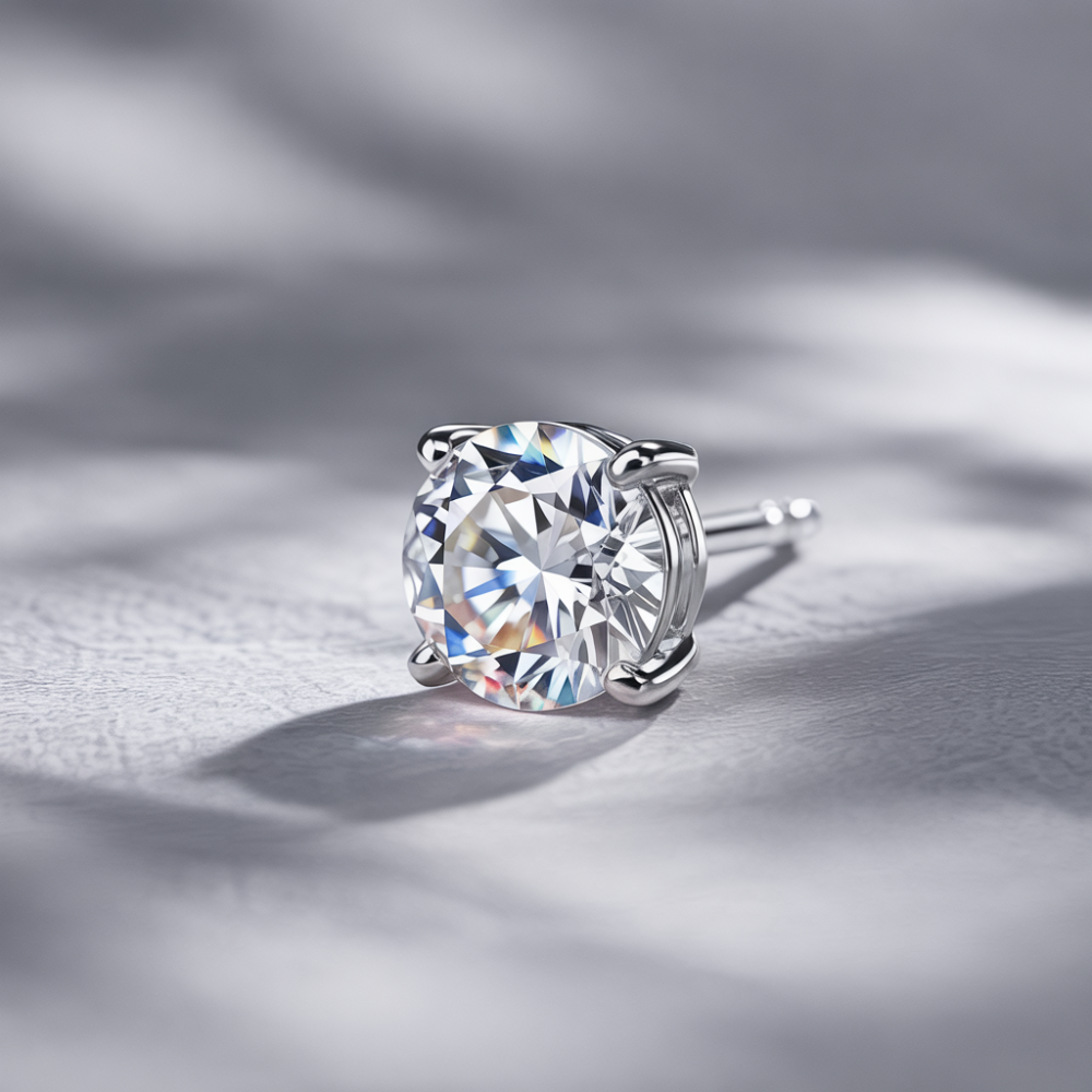 To My Beautiful Mom | Moissanite Earrings | From Daughter