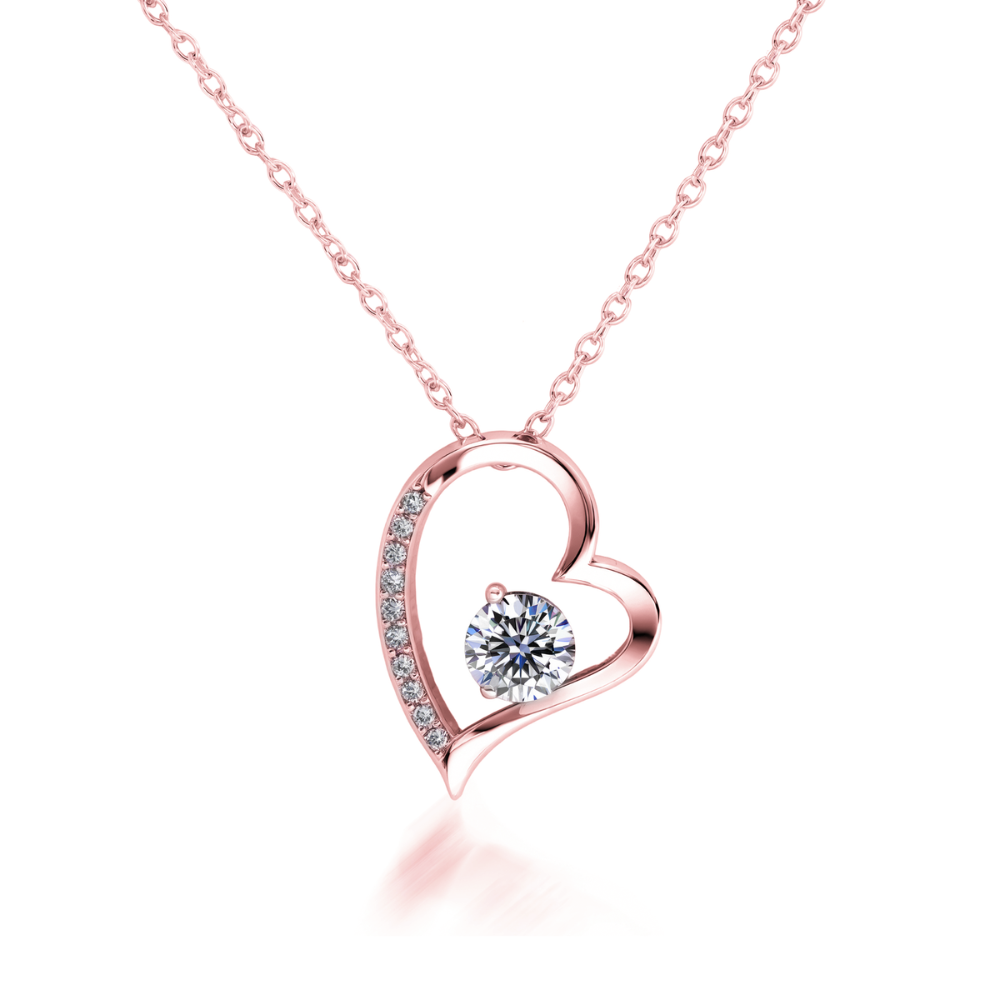 To My Beautiful Wife | Heart Necklace | Perfect Gift For Her