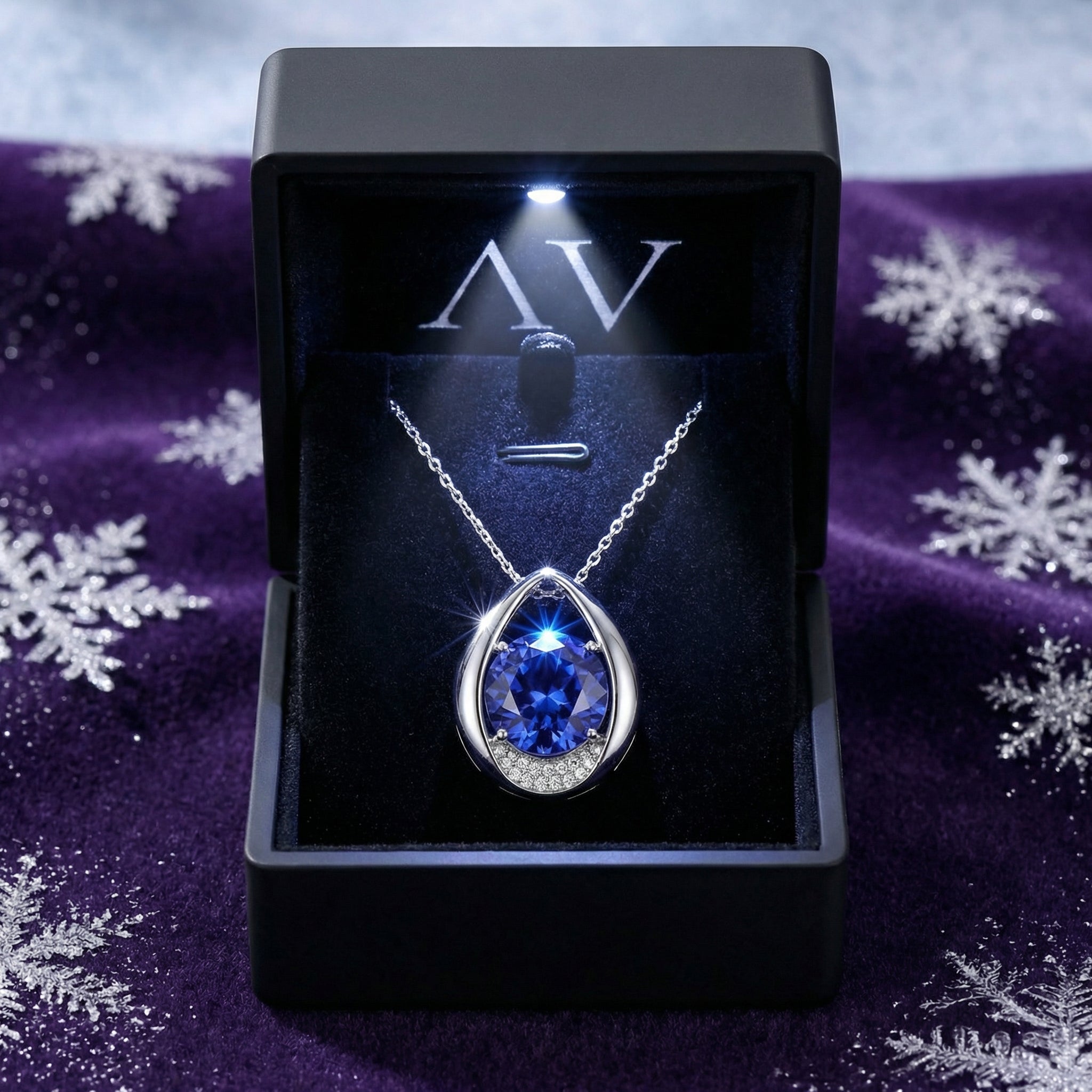 YLQ4203-DEC-tanzanite - Premium LED Gift Box Presentation