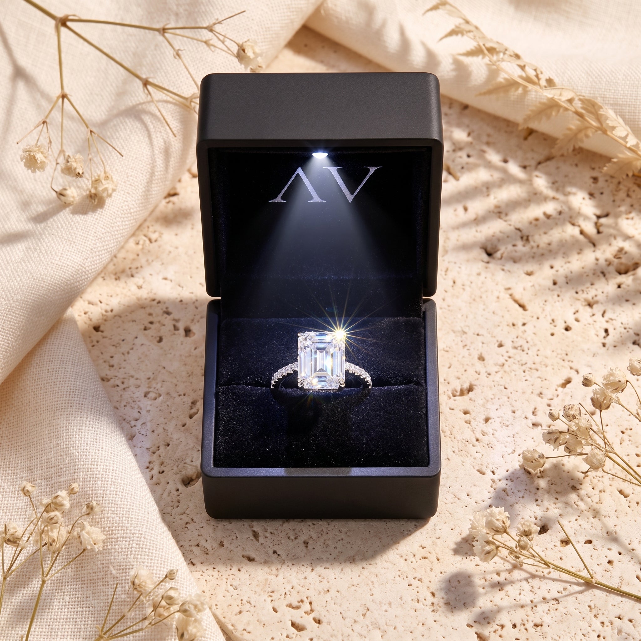 YLQ4691-rings - Premium LED Gift Box Presentation