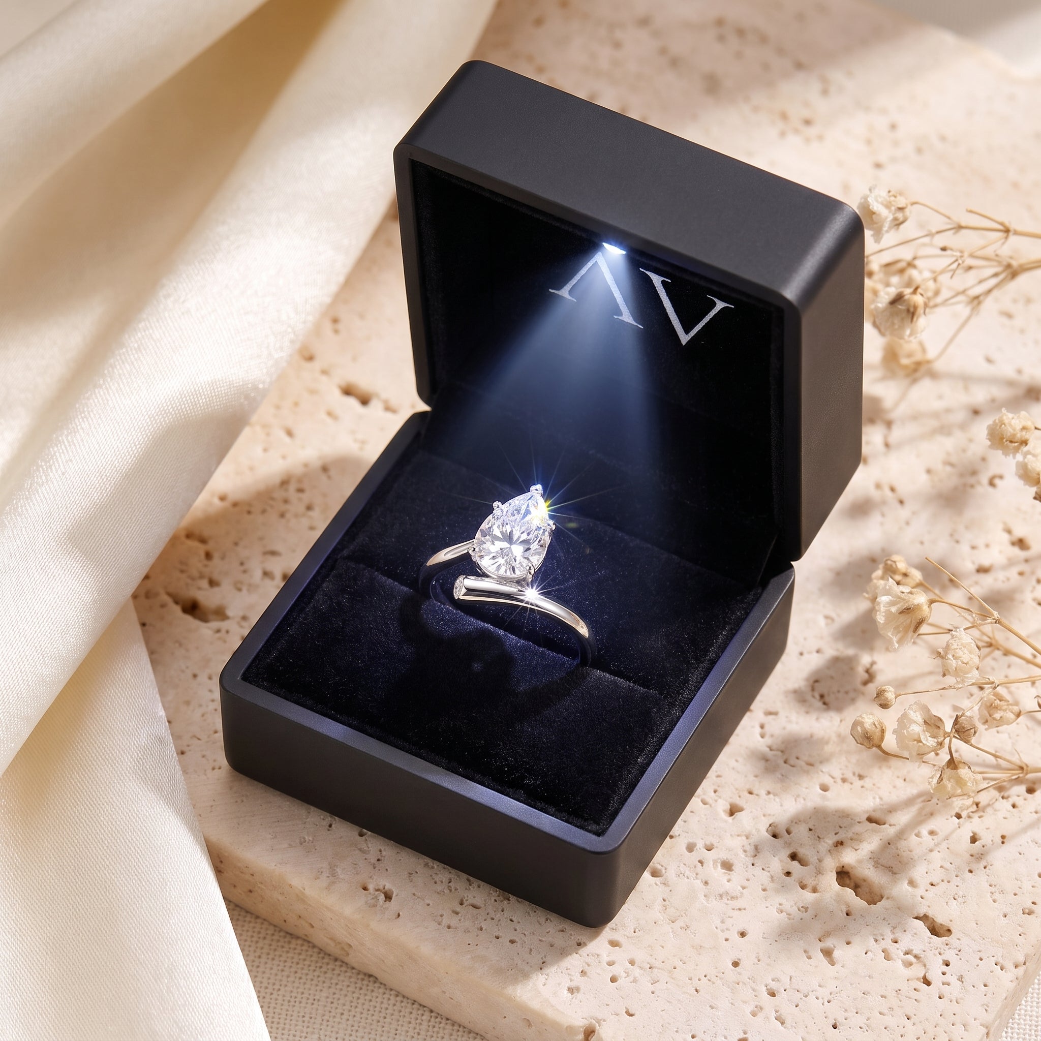 YLQ4695-rings - Premium LED Gift Box Presentation