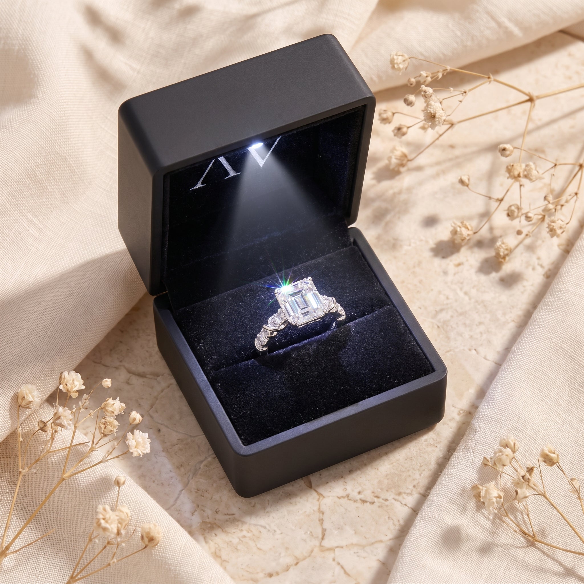 YLQ4697-rings - Premium LED Gift Box Presentation