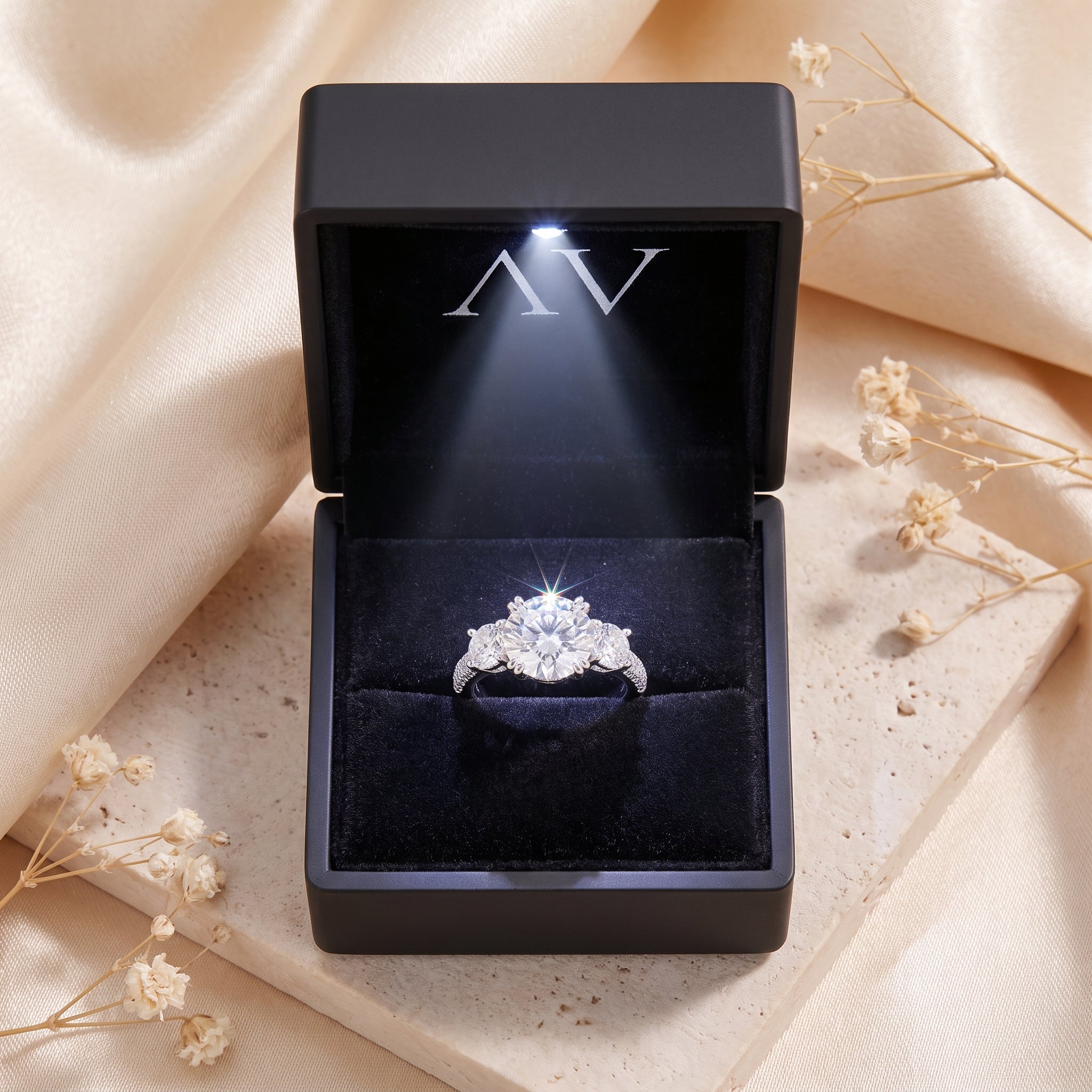 YLQ4812-rings - Premium LED Gift Box Presentation
