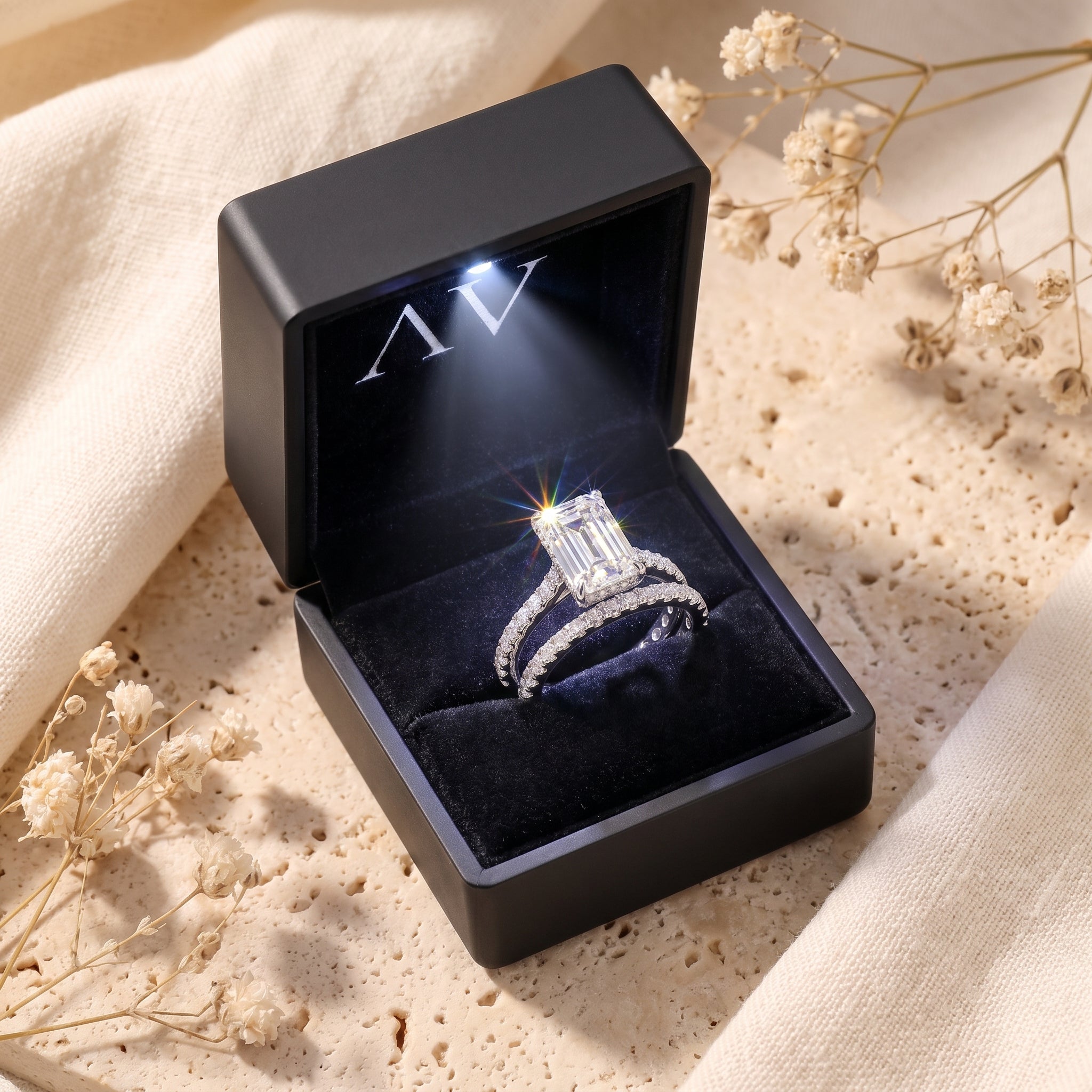 YLQ4878-rings - Premium LED Gift Box Presentation