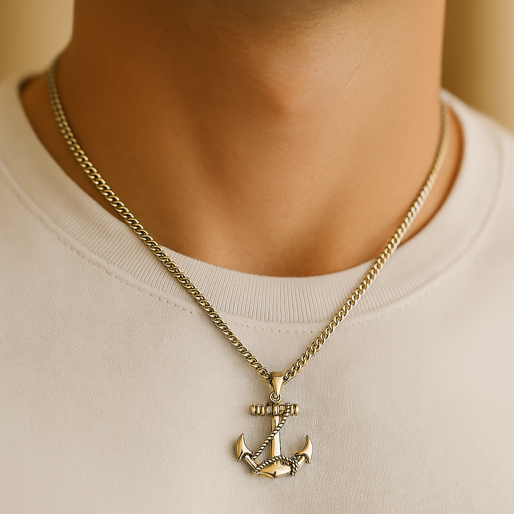 Collar de fénix para hombre - Plata de ley S925