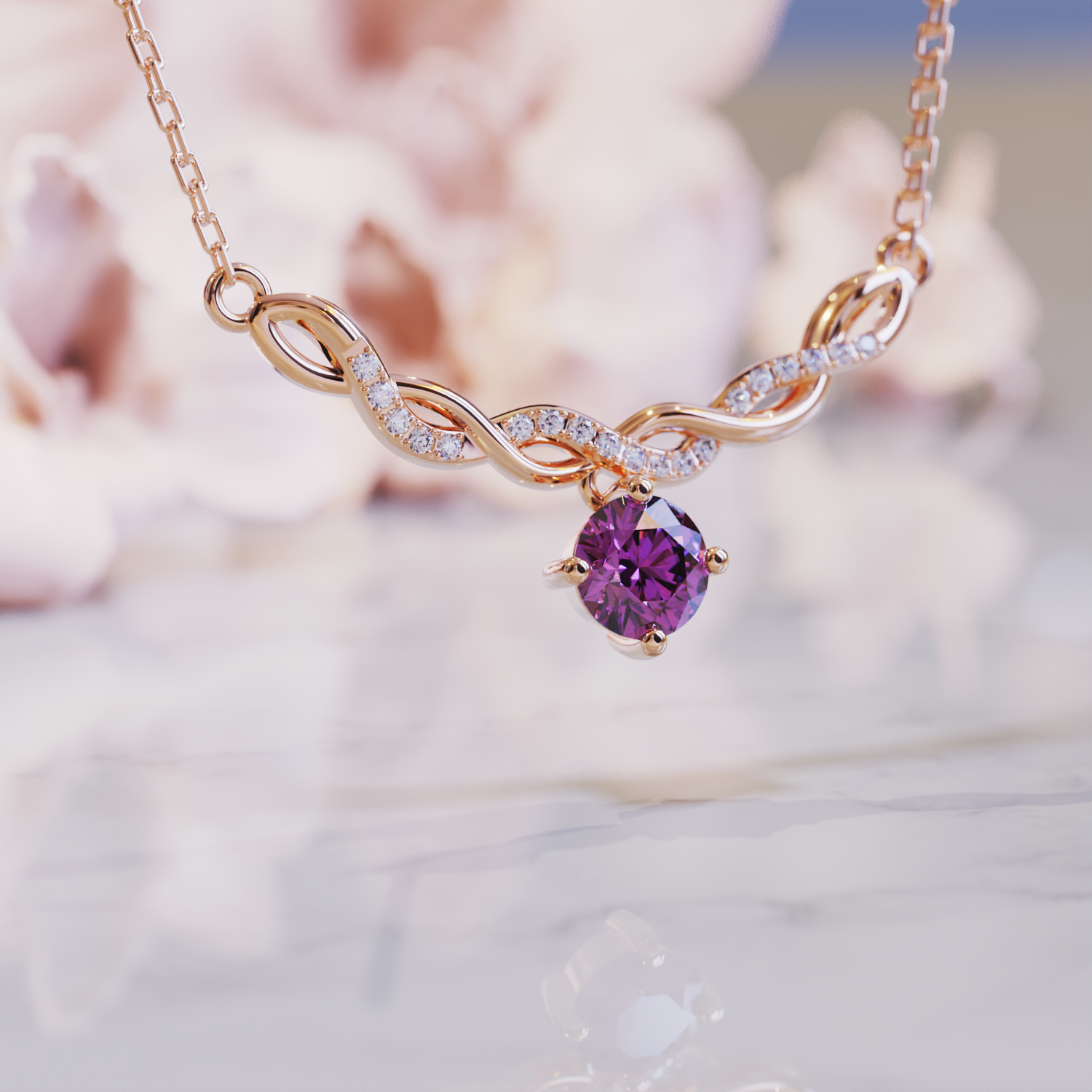 The Jennifer Alexandrite Necklace