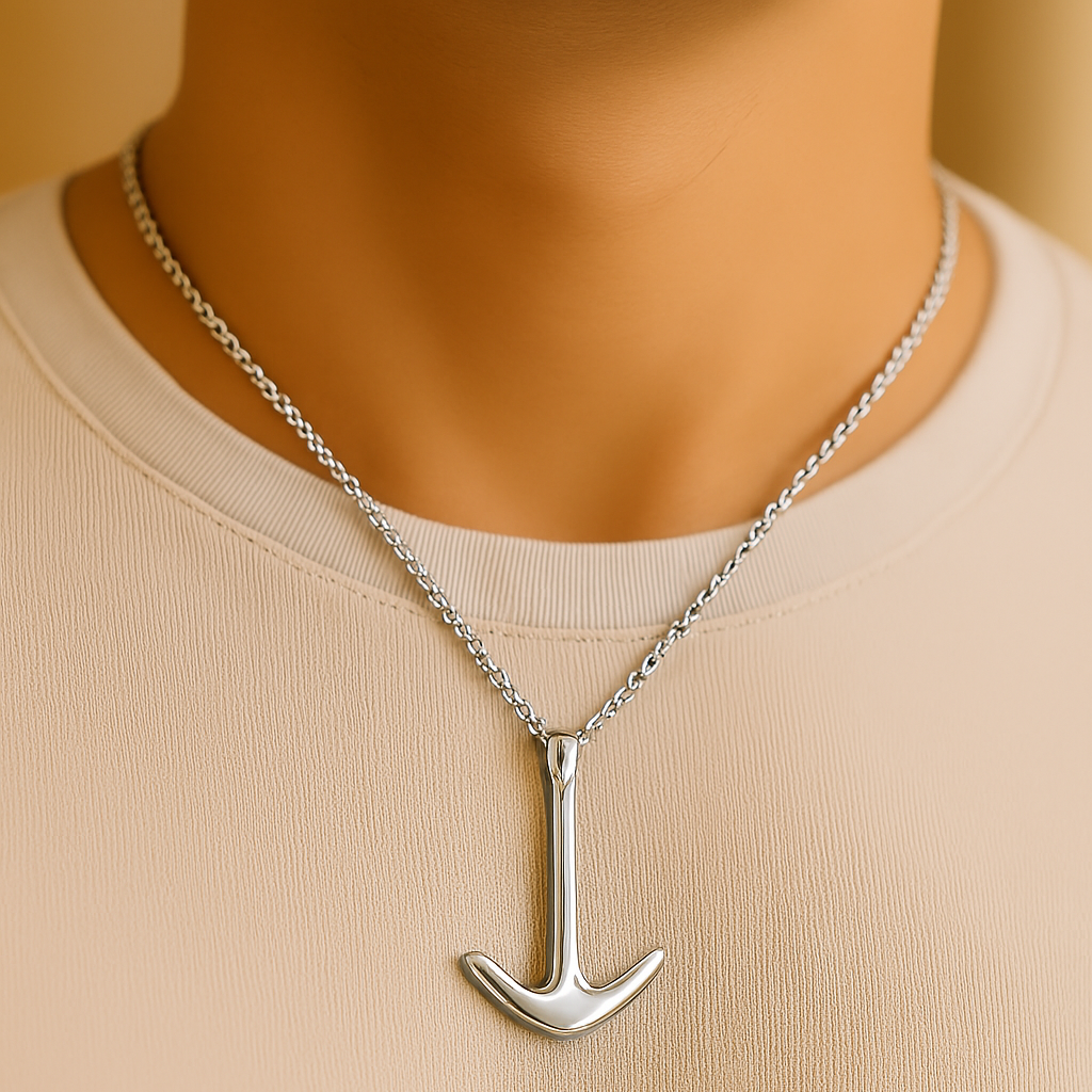 Collar de fénix para hombre - Plata de ley S925