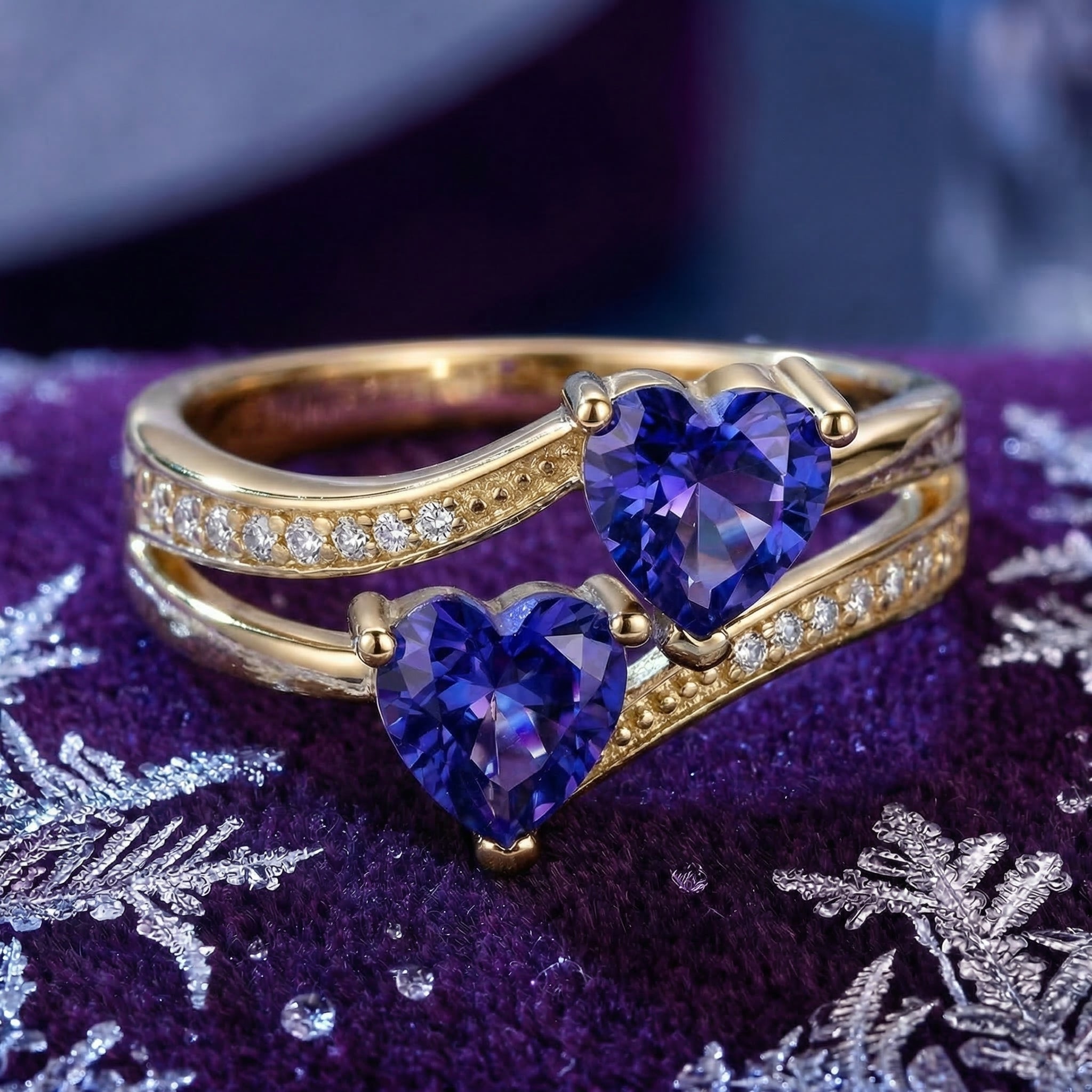 the-adalienne-heart-ring-s925-sterling-silver in gold finish